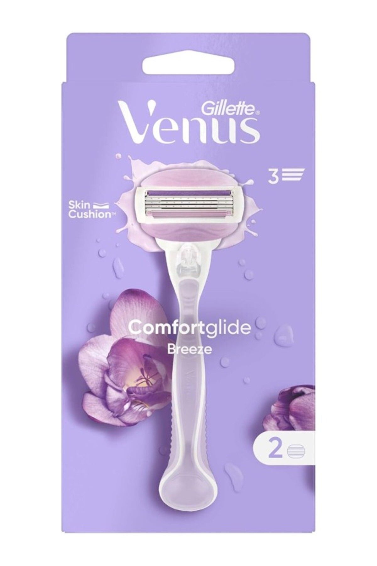 ShopZum Comfortglide Breeze Kadın Tıraş Makinesi + Yedek Tıraş Bıçağı 2'Li