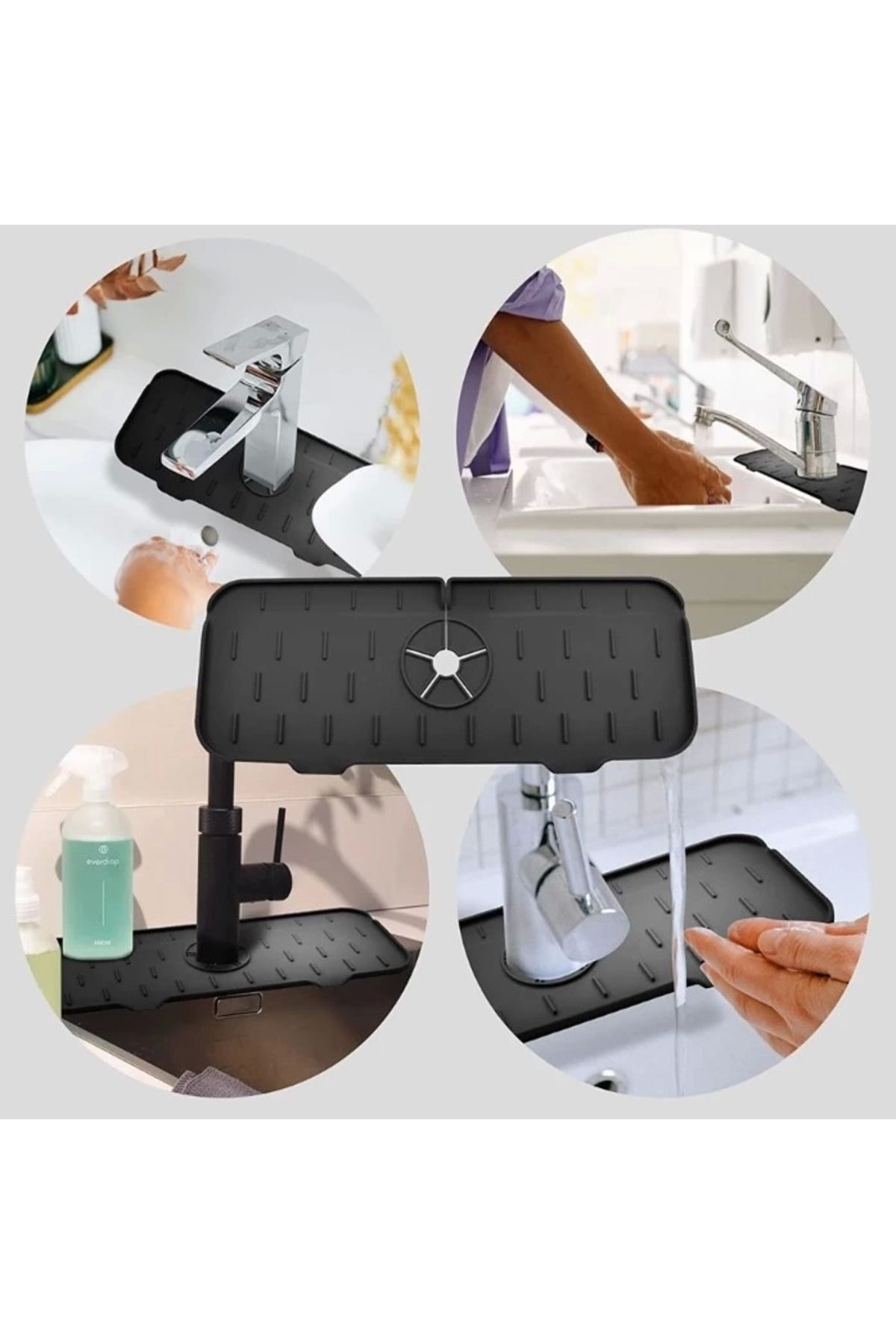 Modafiks Pratik Mutfak Banyo Lavabo Kenarı Silikon Matı Mc-628