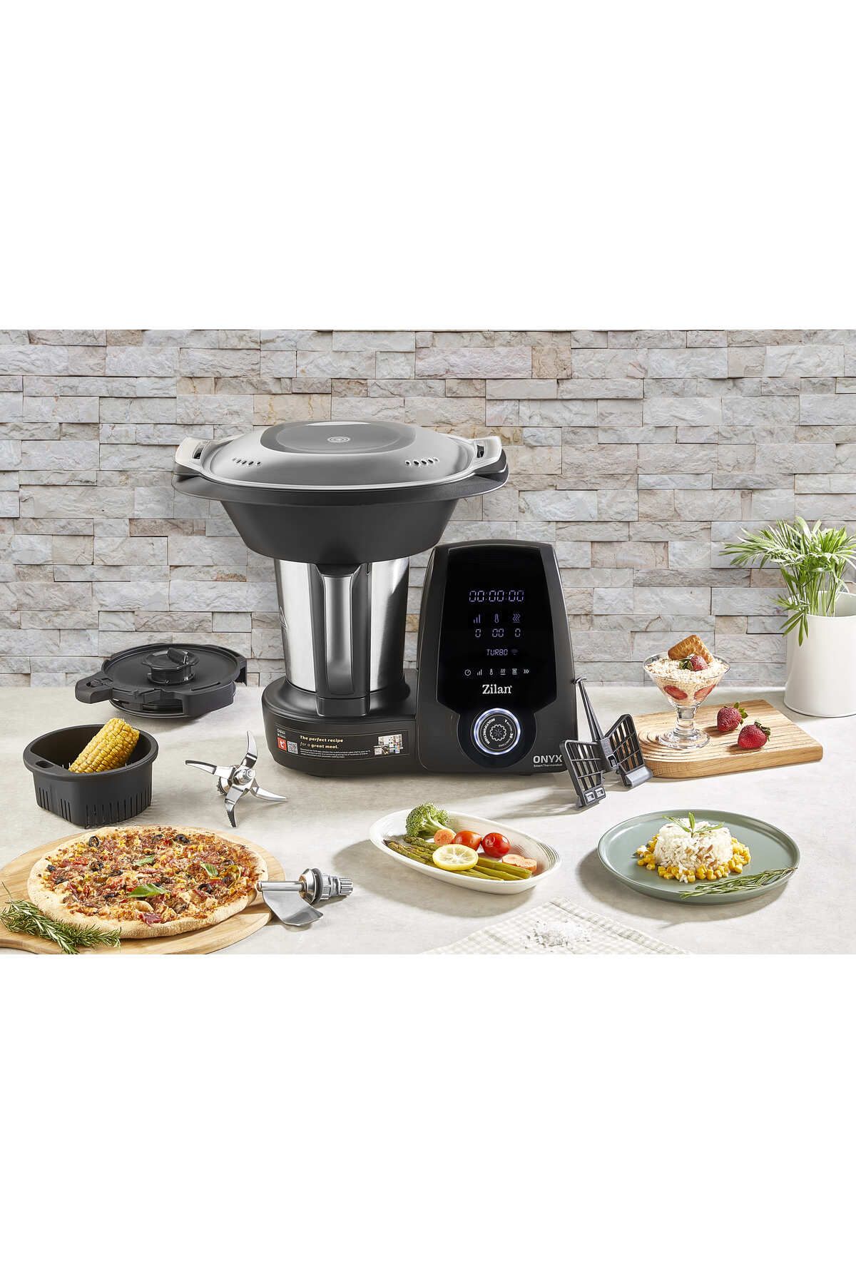 Zilan-Zln9334 Multifunctional Food Processor, 1700w, 3.3l Capacity, 30 Functions, Mobile Application 9