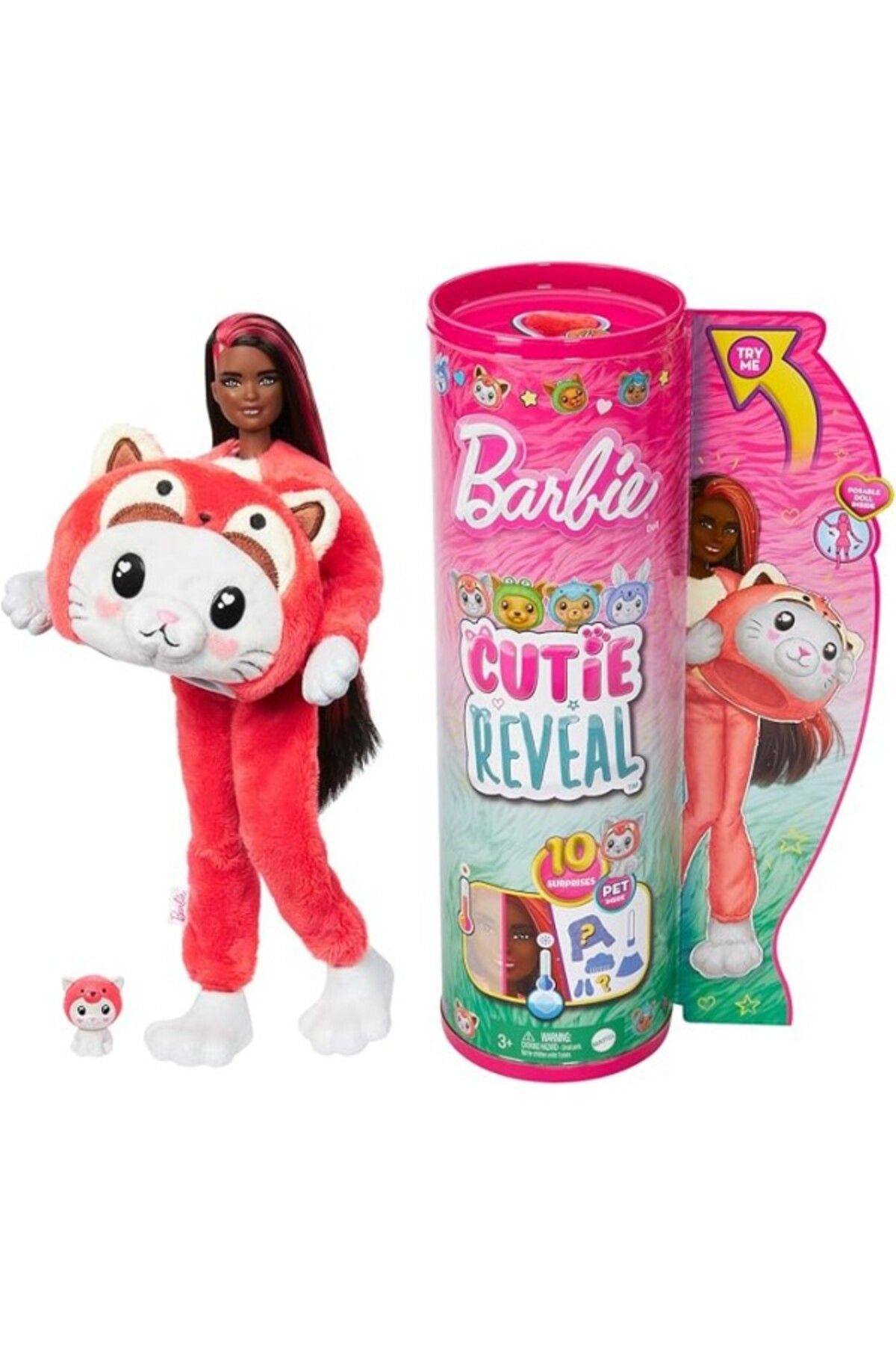 ShopZum Barbie Cutie Reveal Şirin Kostümler Serisi, Kedicik, Oyuncak