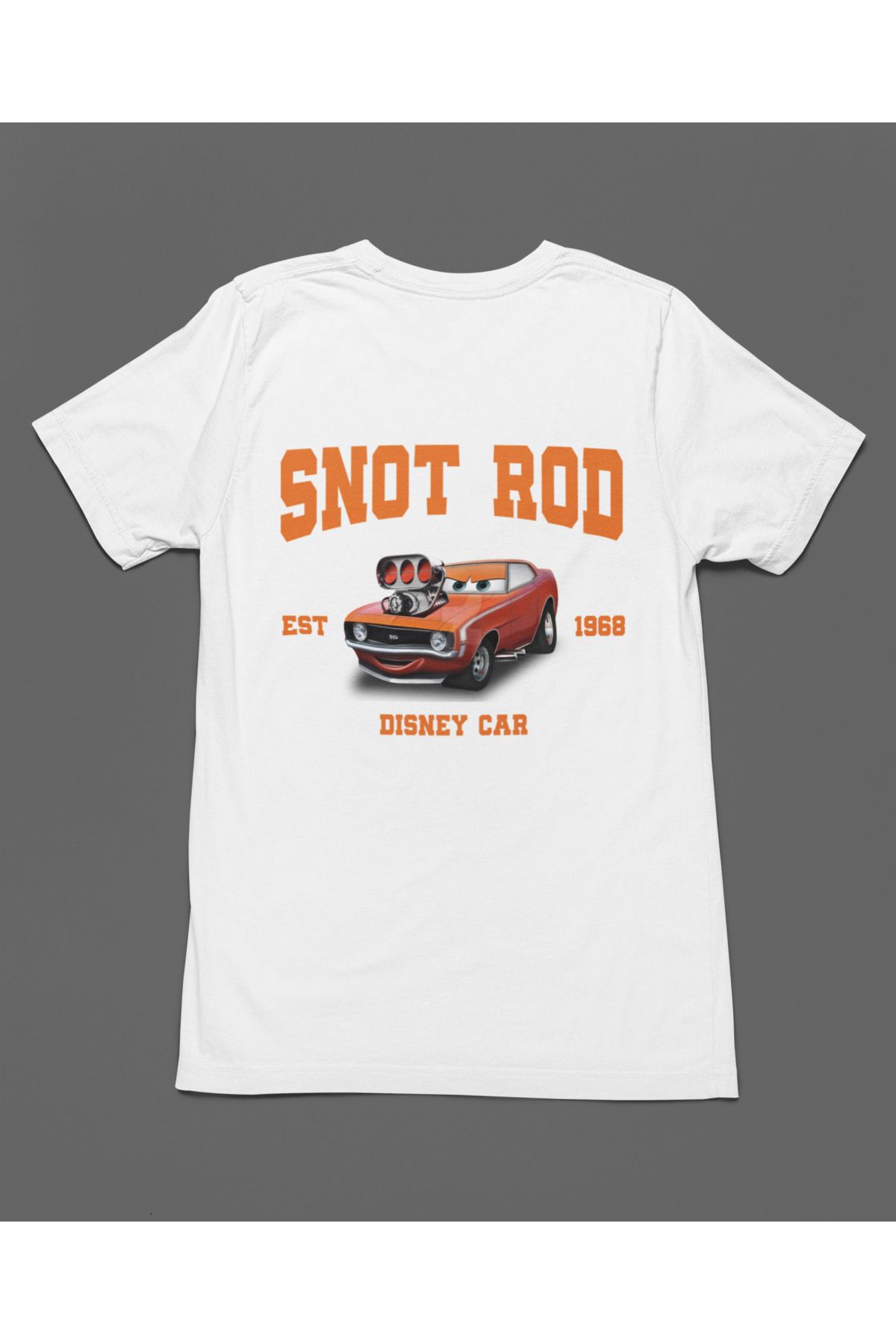 Bumeta Snot Rod Arabalar Cars Şimşek McQeen Unisex Tişört T-Shirt