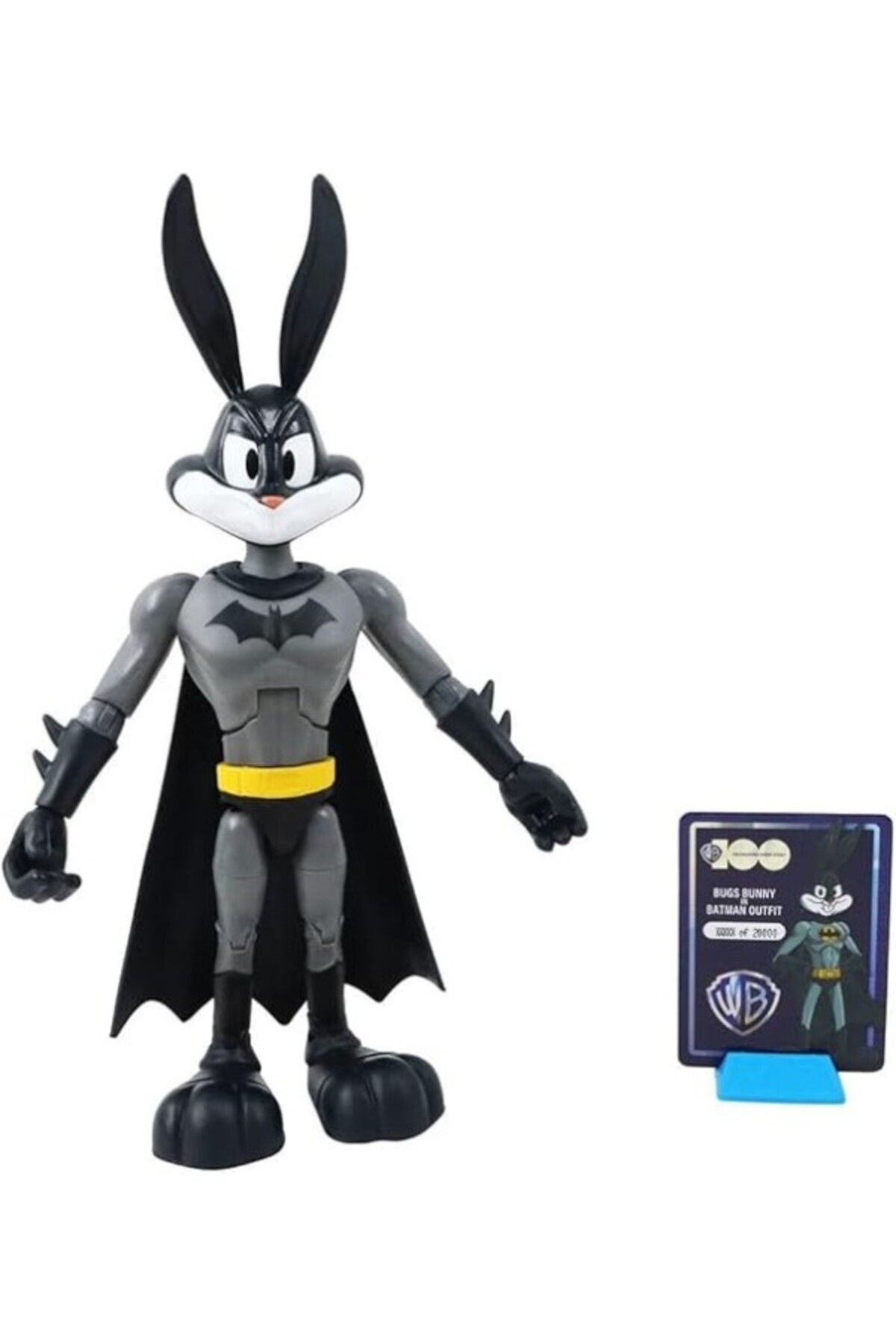 ShopZum Warner Bros Bugs Bunny-Batman Kıyafetiyle 18 Cm Koleksiyon Figürü Waw02000