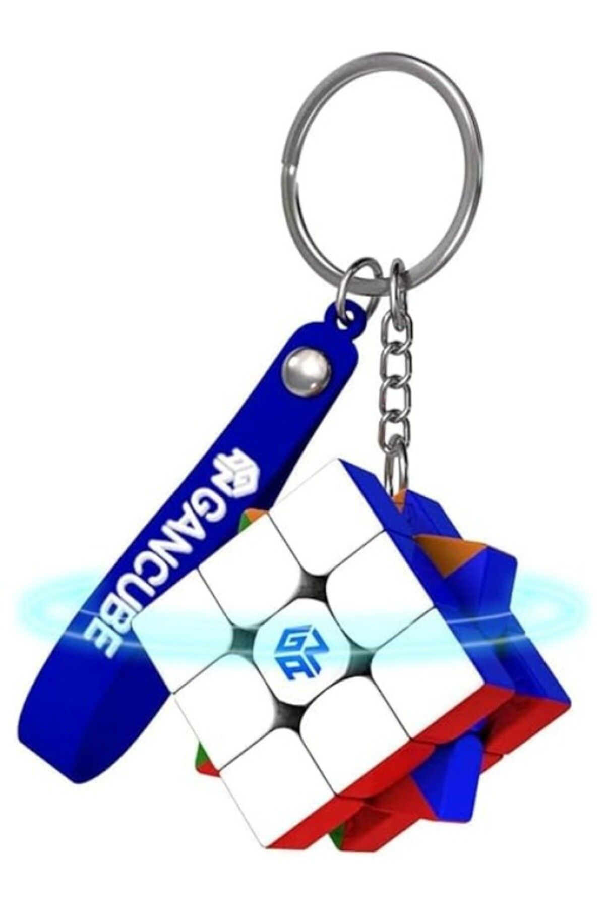 ShopZum Gan 330 Anahtarlık Rubik Küp Zeka Küpü Paskalya Yumurta Sürümü 3X3 Türkiye Resmi Satıcısı