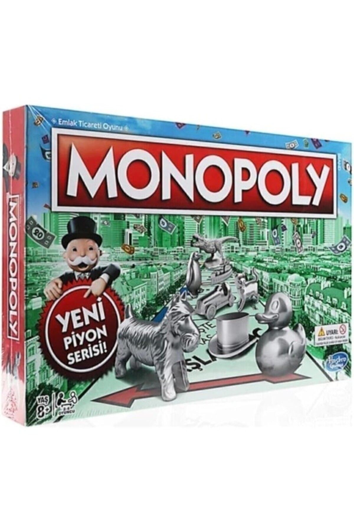 ShopZum Hasbro Gaming Monopoly Kutu Oyunu, 8 Yaş