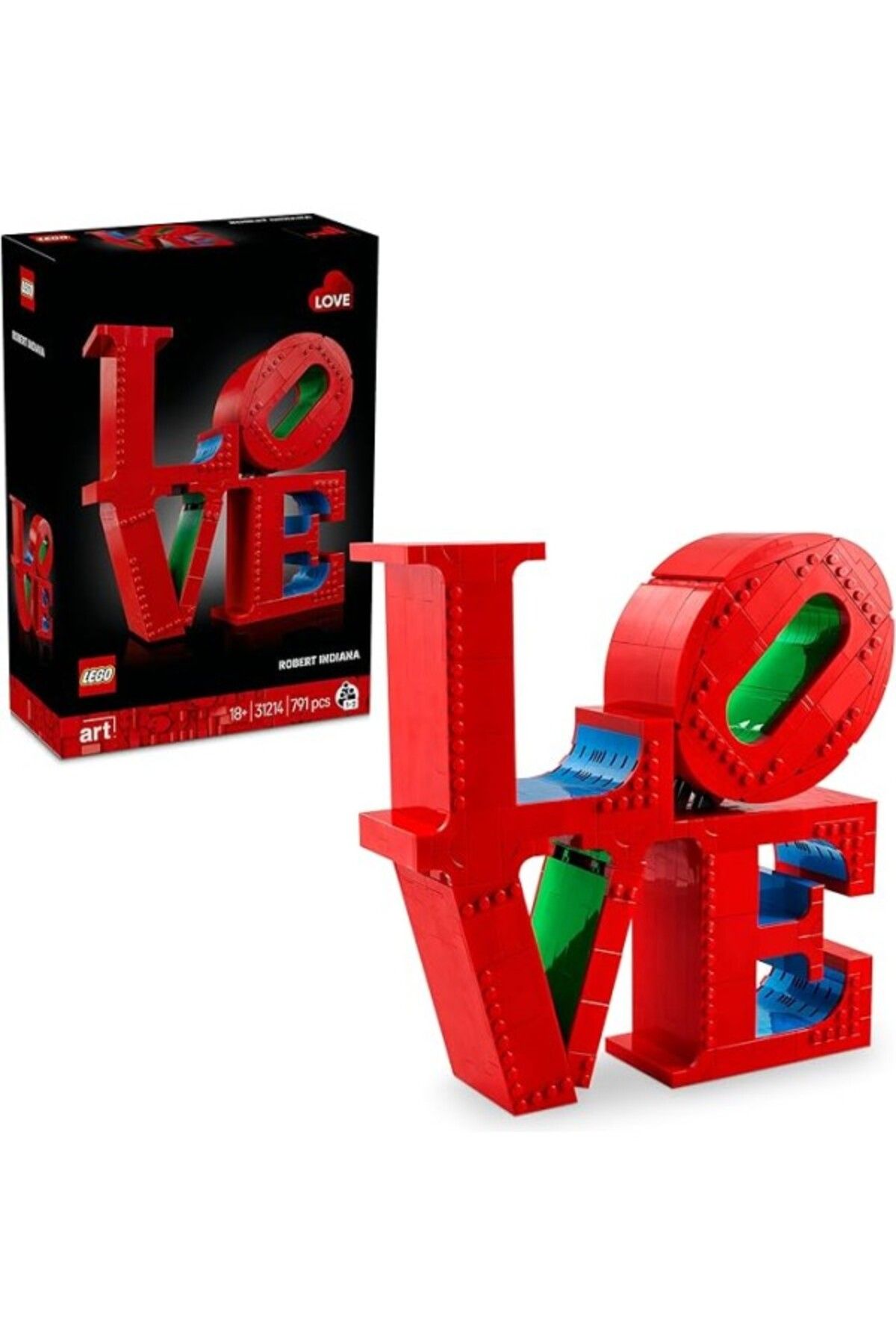 ShopZum Art Love Yapım Seti 31214 – Yetişkinler Ofis Veya Ev Hediyesi Olabilecek Robert Indiana