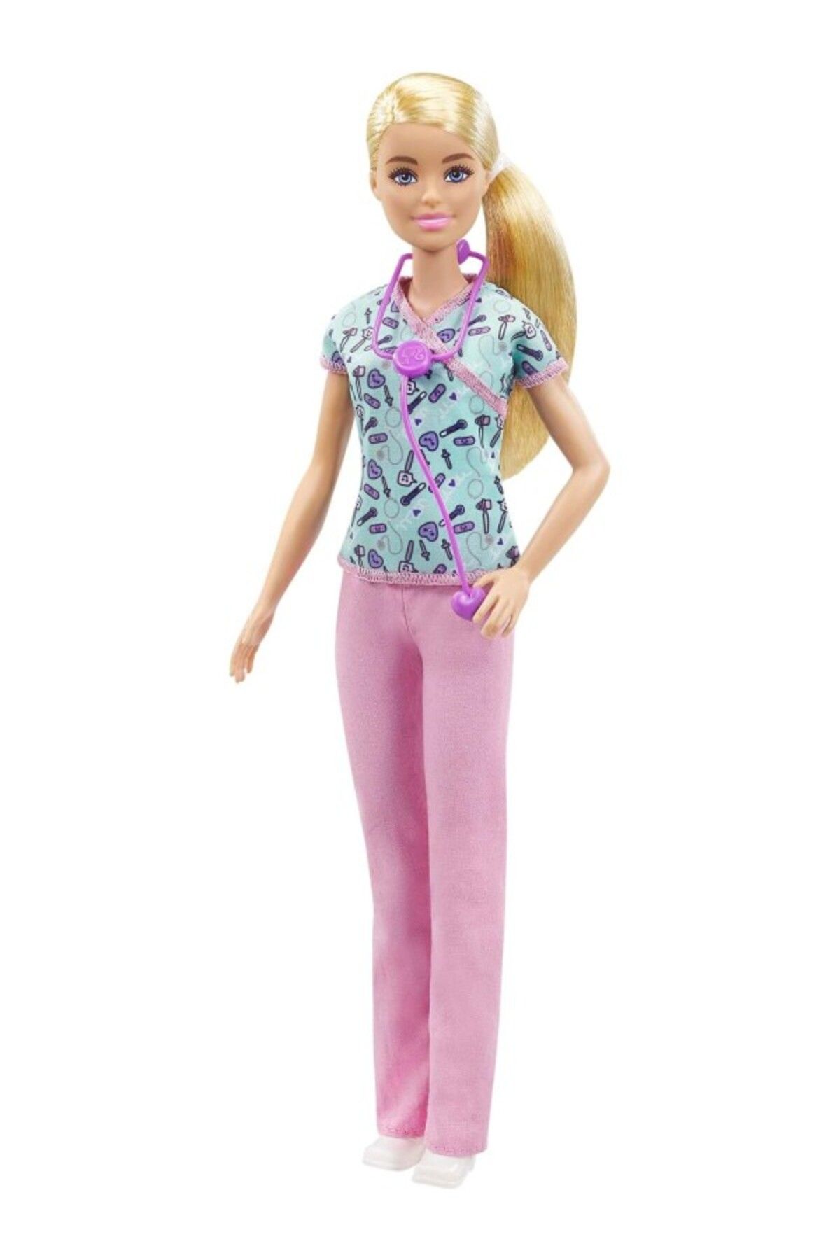 ShopZum Hemşire Bebek Hemşire Bebek, Sarı Saçlı, Gtw39 Gtw39