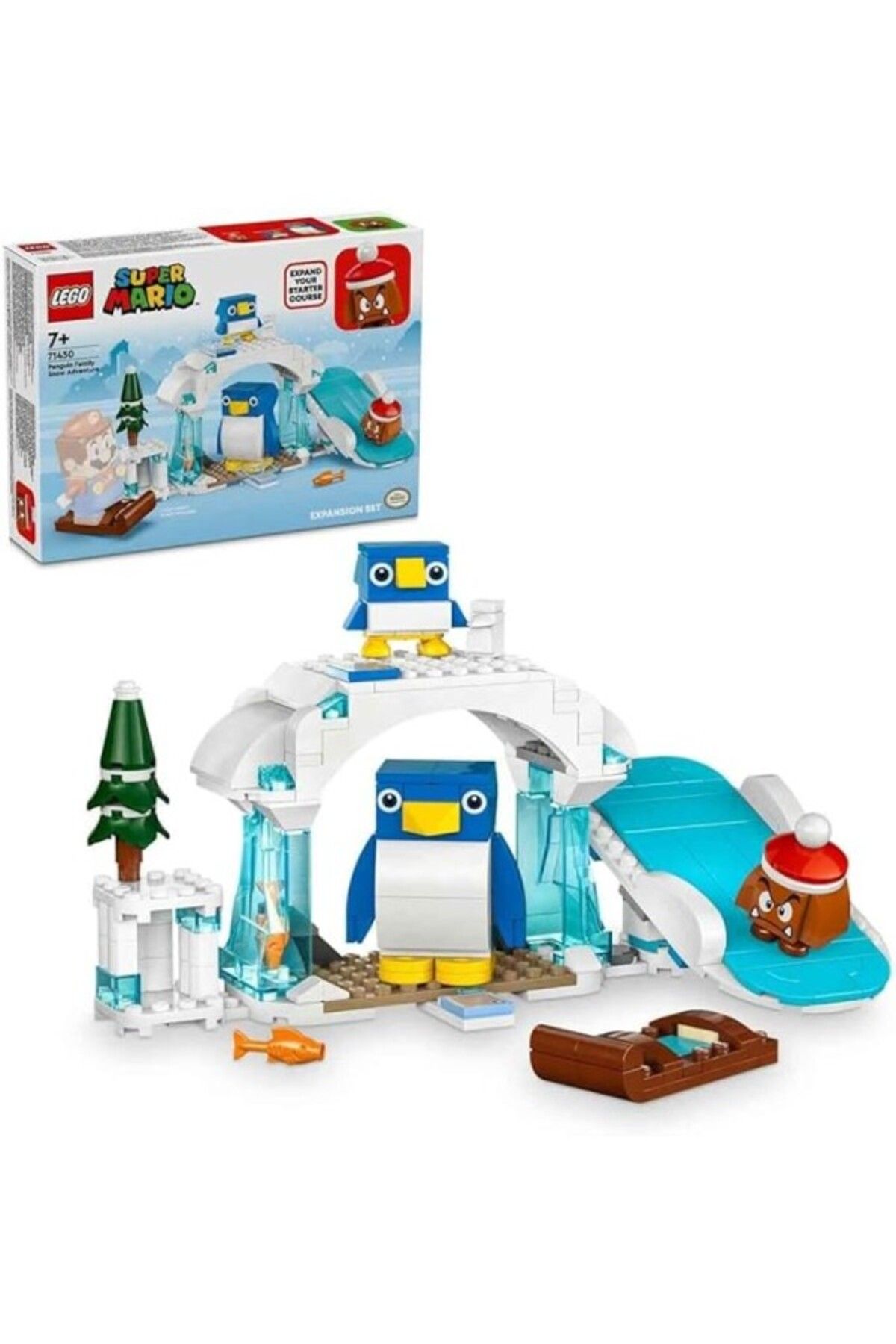 ShopZum Super Mario Penguin Ailesi Kar Macerası Ek Macera Seti 71430-7 Yaş Ve Üzeri Super Mario