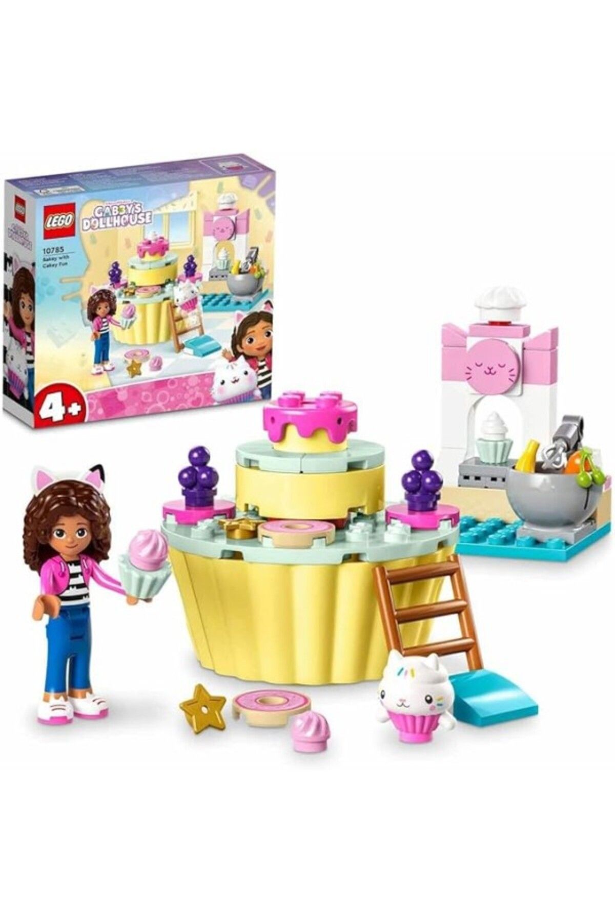ShopZum Lego® Gabby'S Dollhouse Kekedi Ile Pasta Eğlencesi 10785-4 Yaş Ve Üzeri Gabby'S Dollhouse