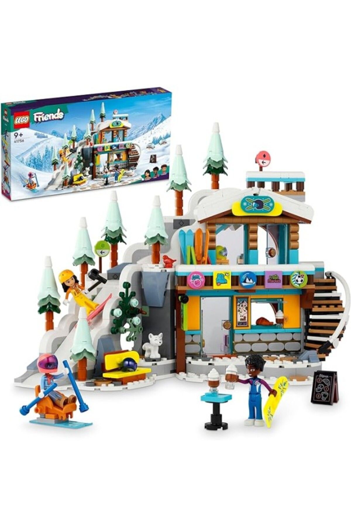 ShopZum Lego® Friends Kayak Pisti Ve Kafe 41756-9 Yaş Ve Üzeri Çocuklar Için Yaratıcı Oyun Aksesuarları, 3