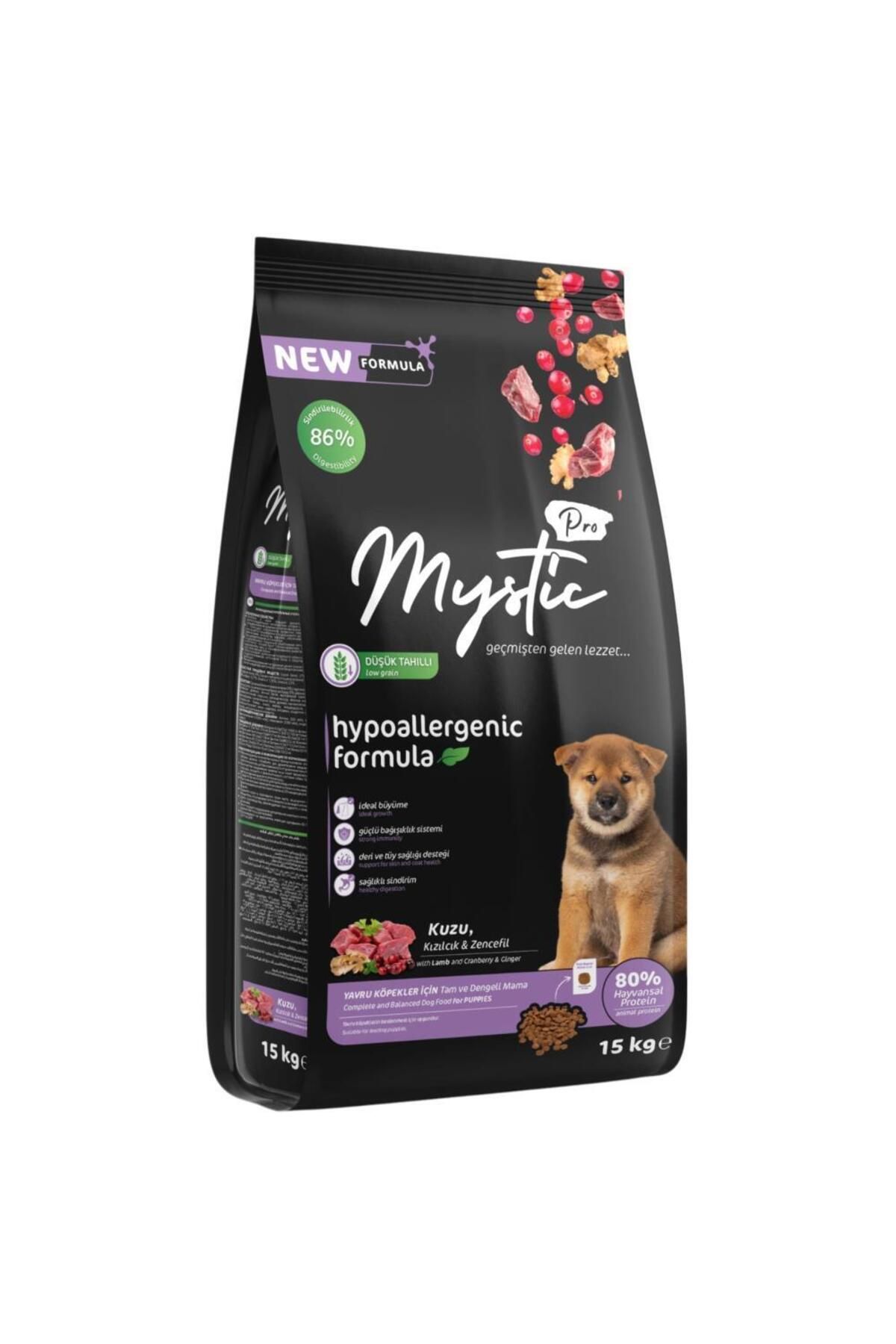 Mystic Pro Kuzu Etli Yavru Köpek Maması 15 kg