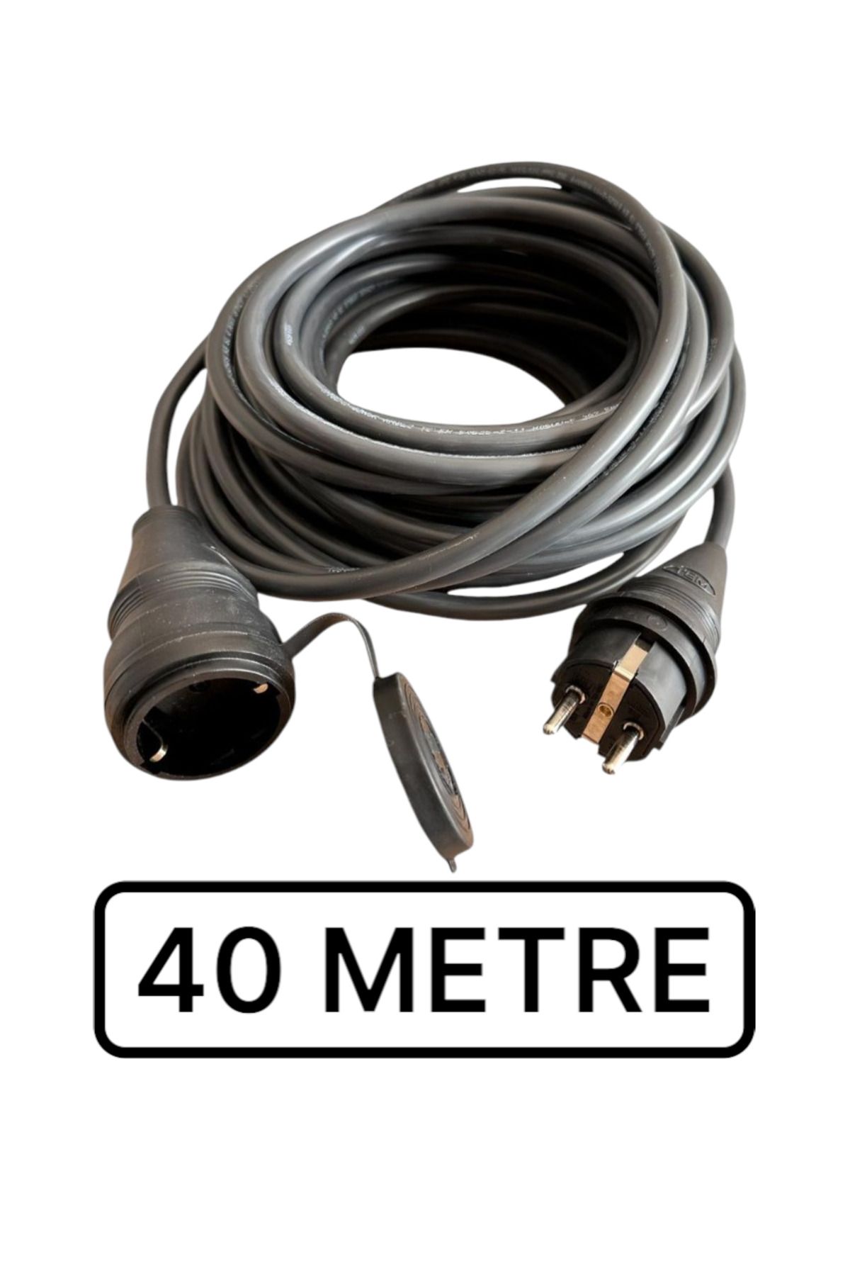 VECTROL Evden Elektrikli Araba Şarj Uzatma Kablosu - Topraklı %100 Bakır 3 x 2.5 mm (5-100 METRE)