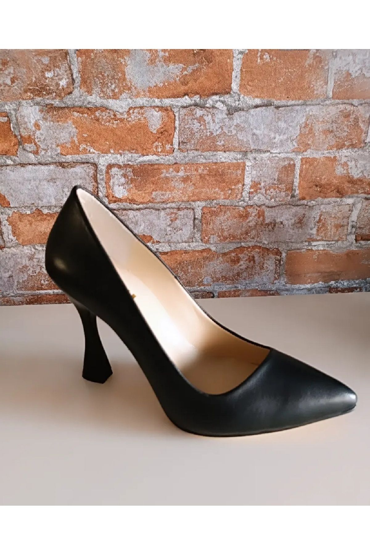 MelAlp Kadın Hakiki Deri Aayakkabı İnce Topuk Stiletto