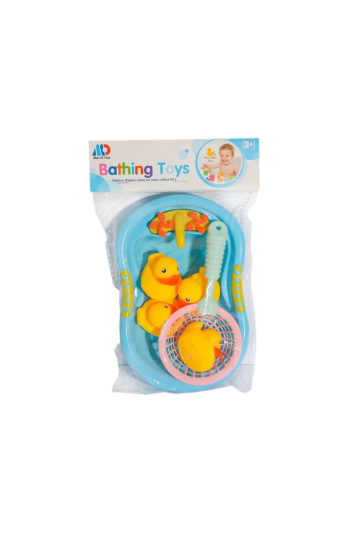 NillyToys MD034-3 Poşetli Küvet Vinil Ördek Seti -Prestij Oyuncak
