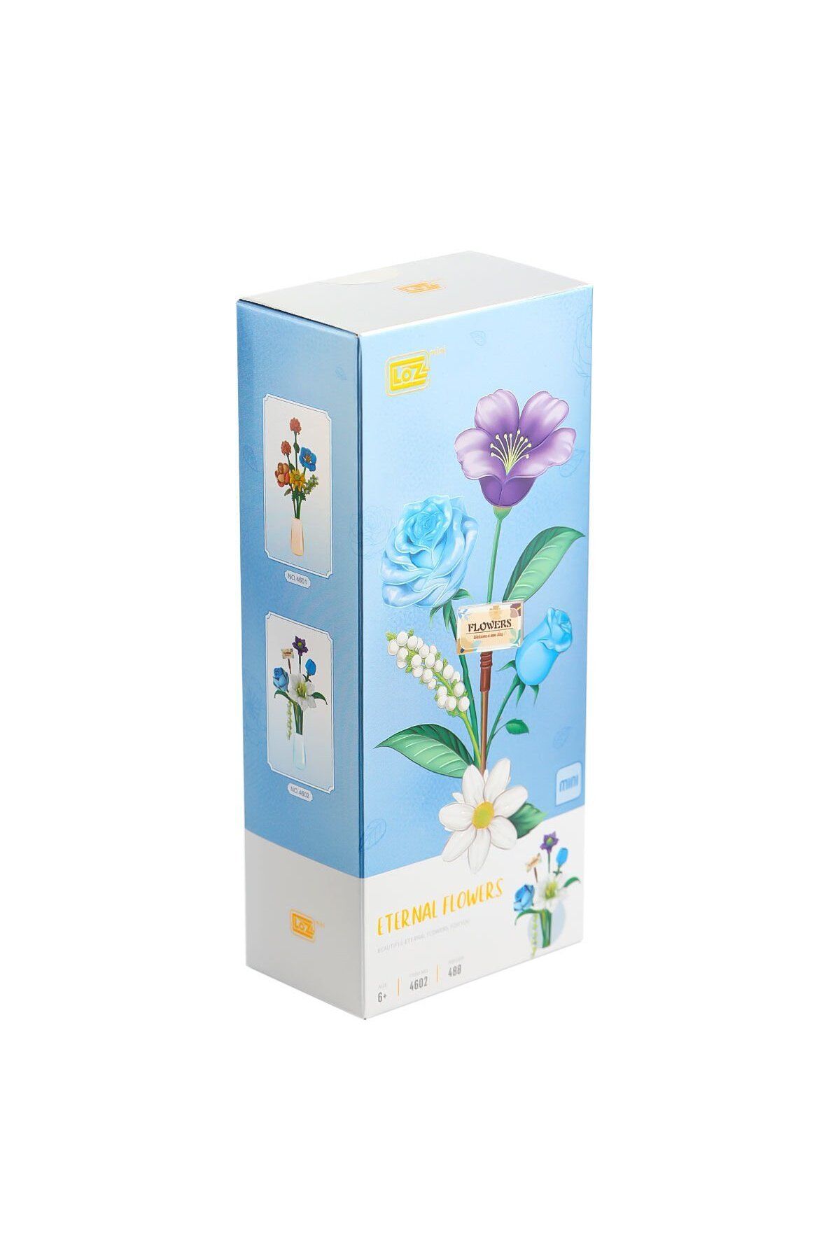 NillyToys LZ4602 LOZ Çiçek Blok Seti 488 Parça -Vagon life