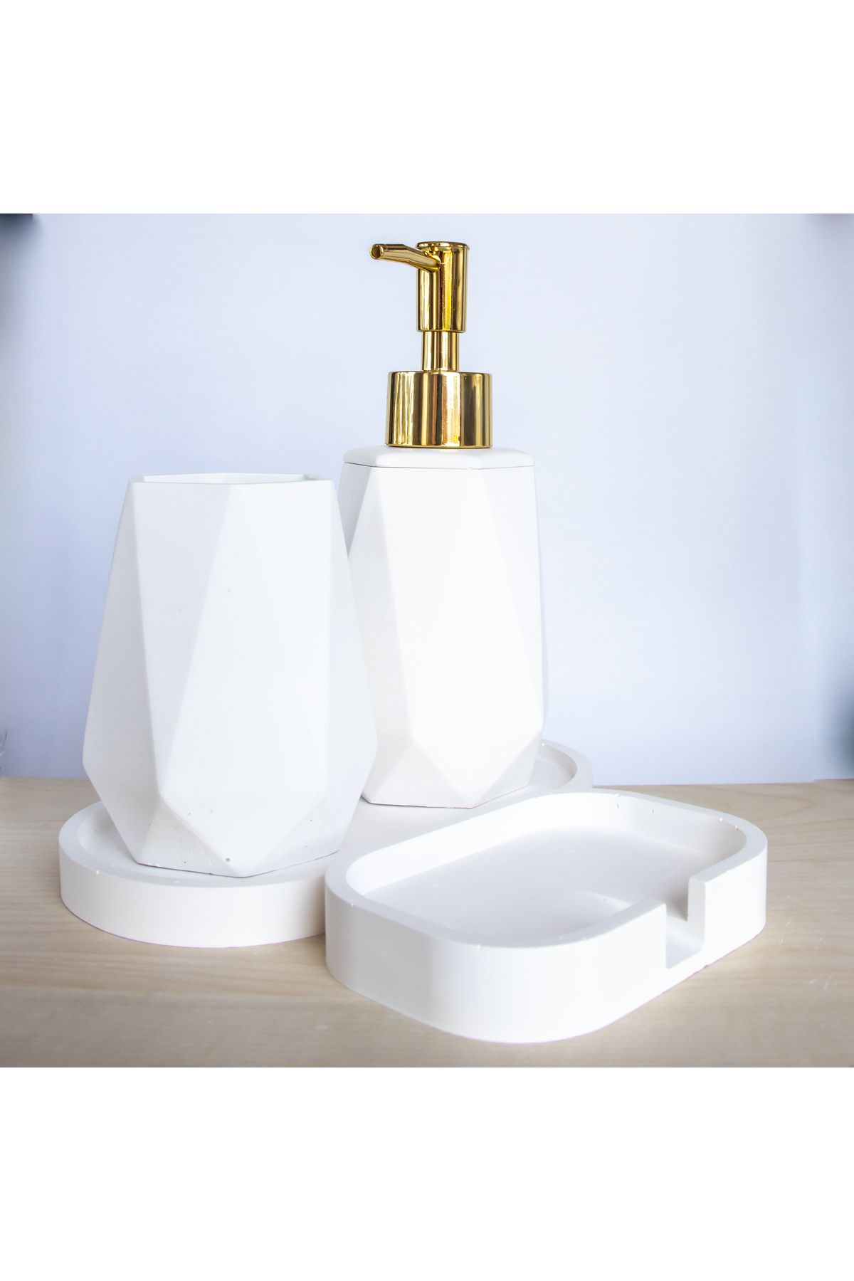 Tabula Rosa Art Dört Parça Banyo ve Mutfak Seti