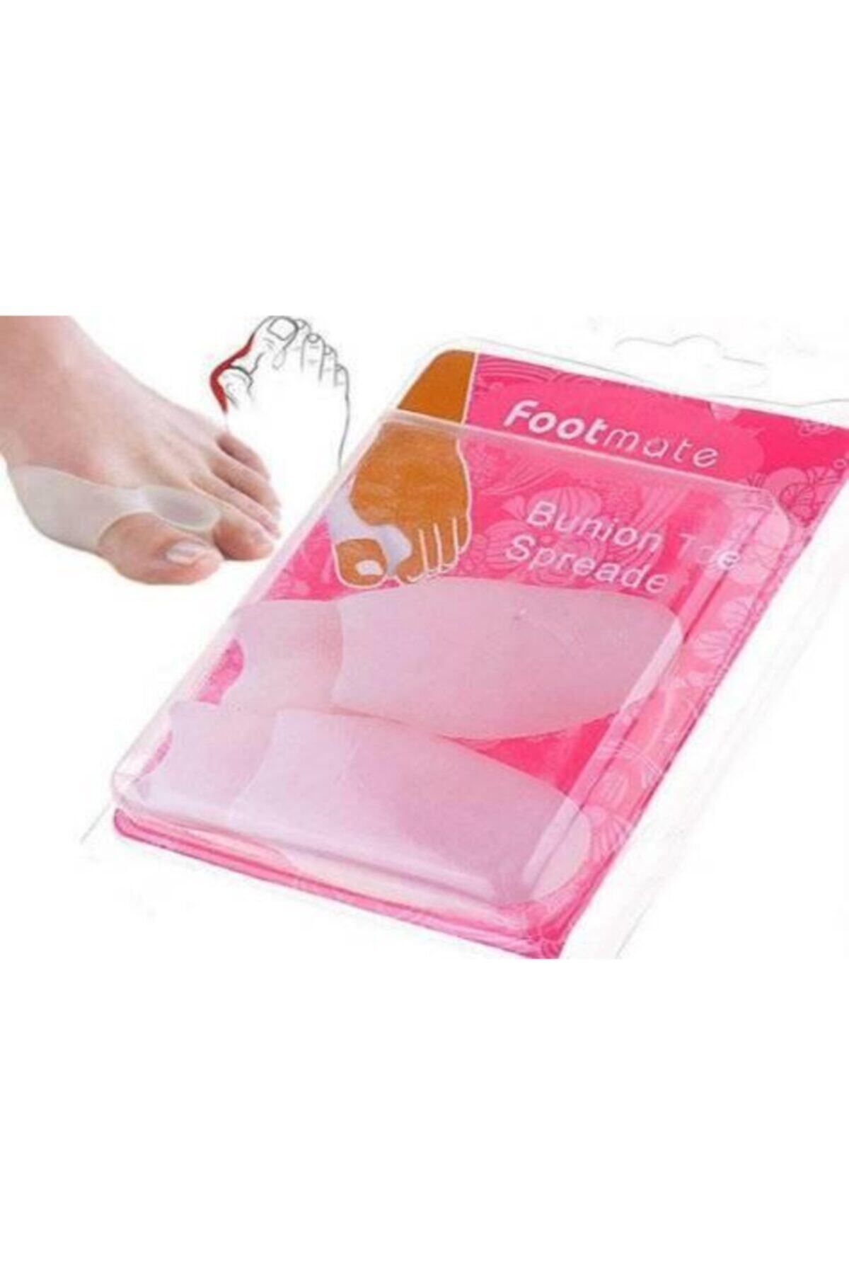 AboutThePerfect Konforlu ayak baş parmak koruyucu, silikon yapılı, 2'li set