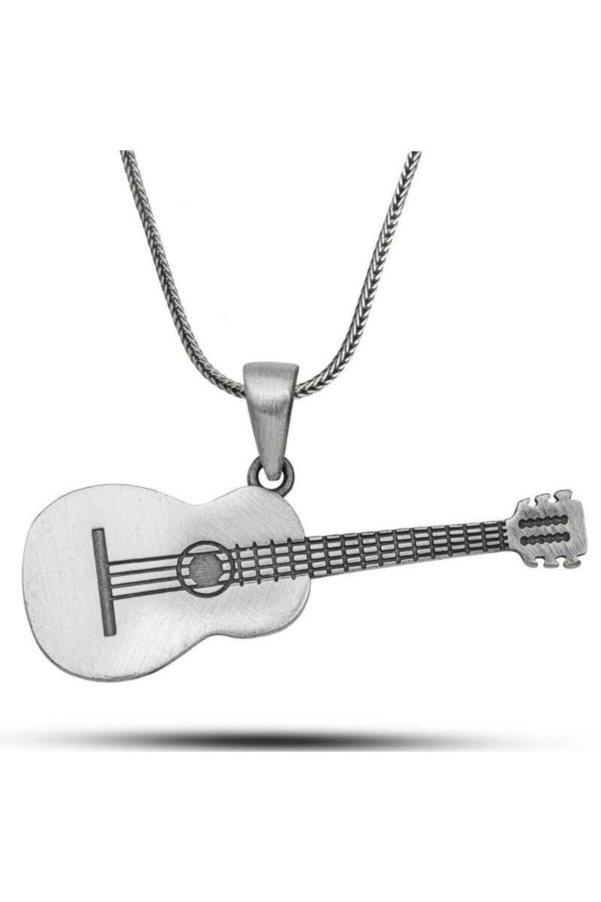 supertrend Süpertrend Gümüş Gitar Kolye