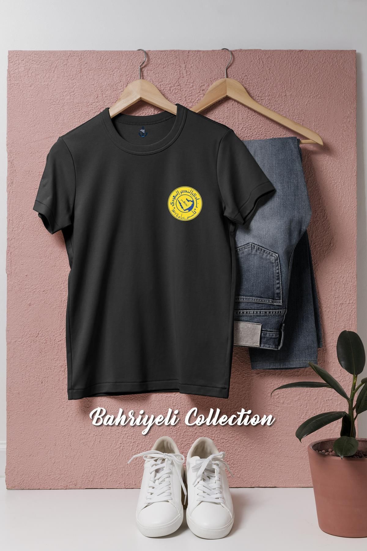 bahriyeli.jpeg Oversize Al Nassr Saudi Cep Tasarımlı Unisex T-Shirt