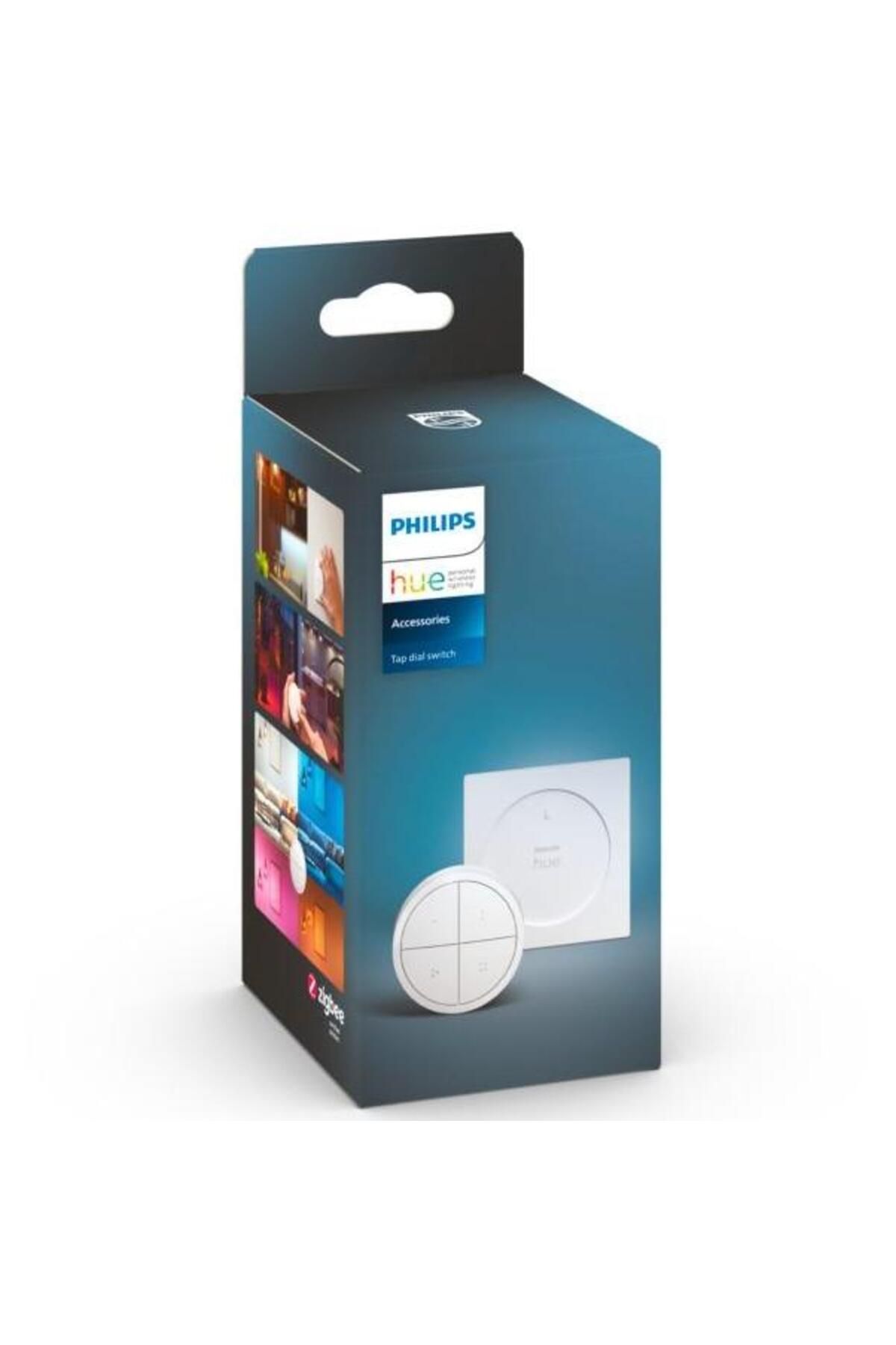 Philips-Intrerupator Philips Hue Tap, Wireless, 4 butoane configurabile, IP20, 6cm, Alb 4