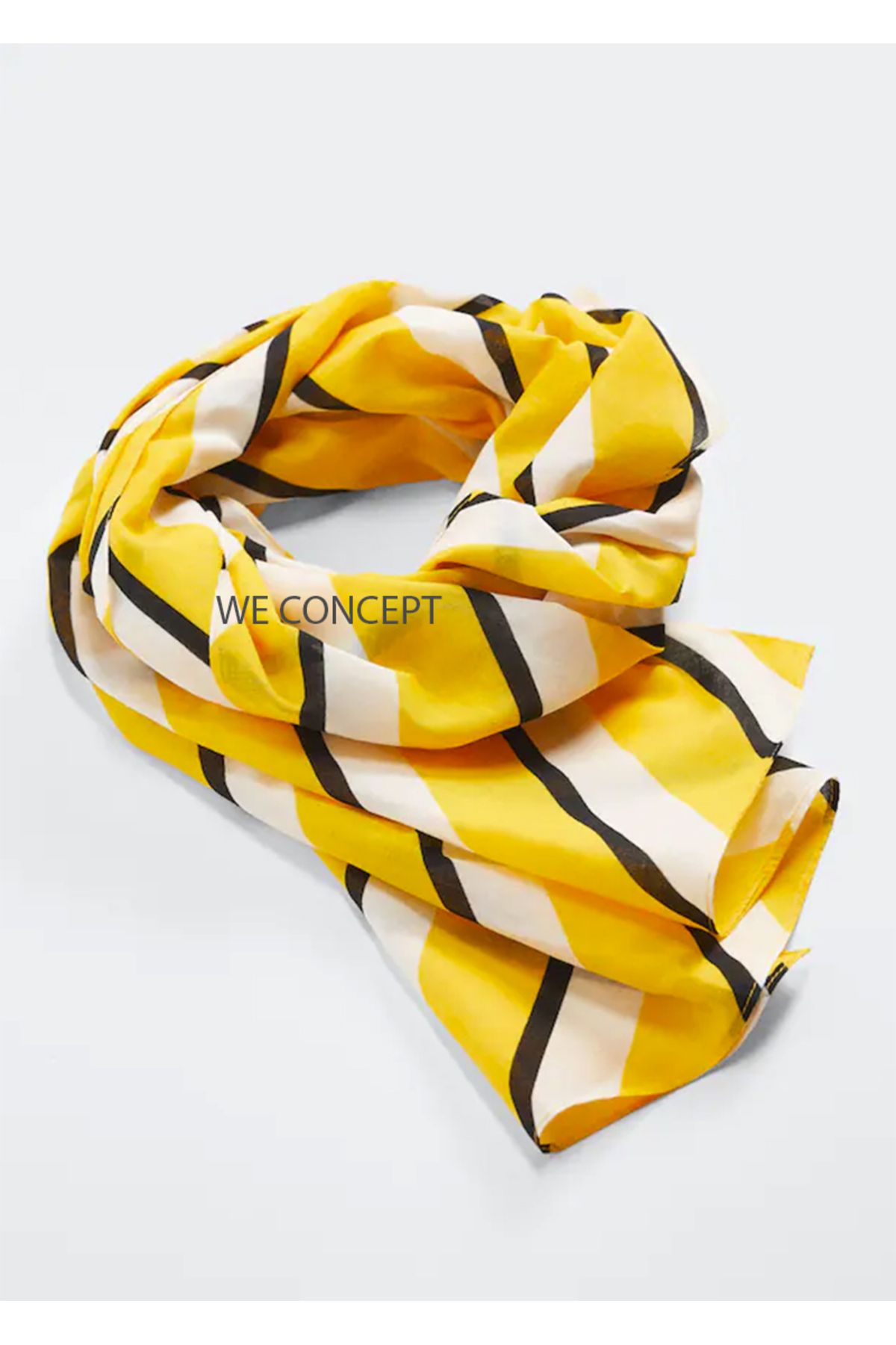 We Concept Kadın Dokuma Pamuk VUAL Soft Çizgili Limited Plaj Pareo 55x150cm