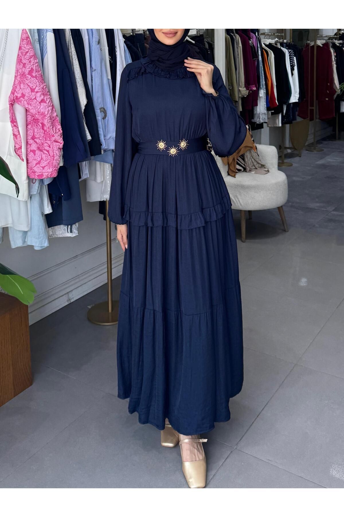 Missemramiss SHINY RUFFLE ELBİSE
