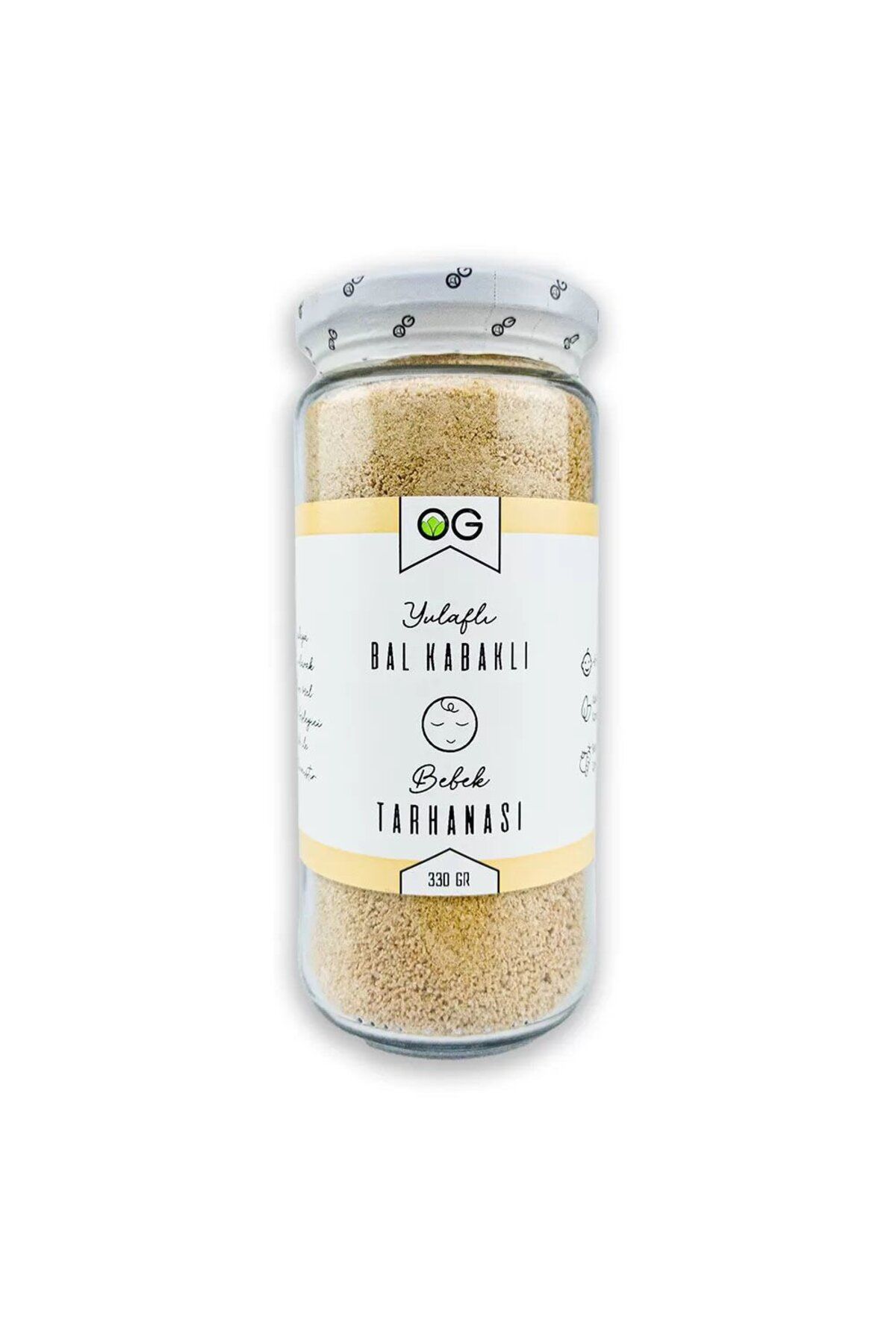 OG natural Organik Yulaflı Bal Kabaklı Bebek Tarhanası 330 gr