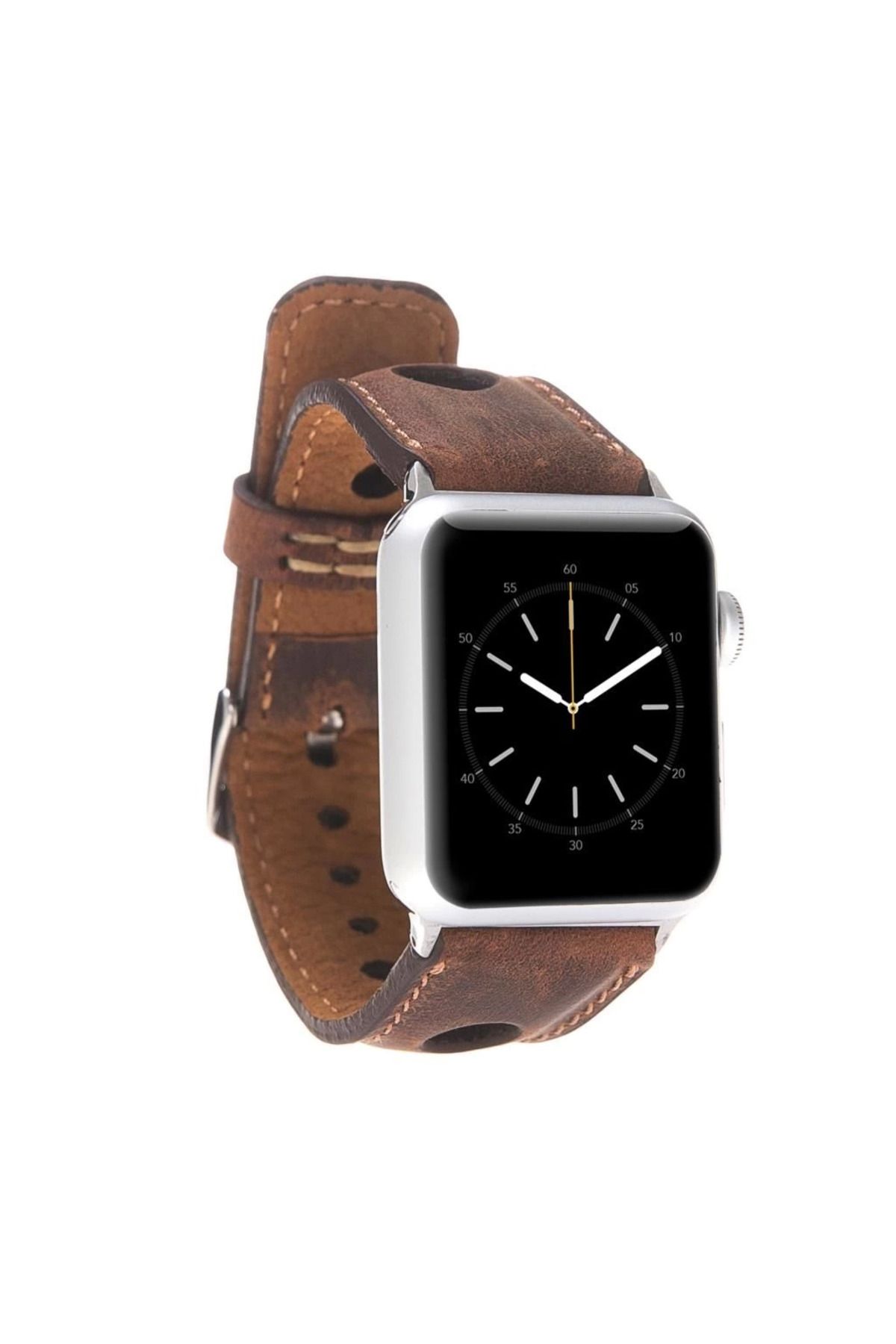 Modafiks Apple Watch Uyumlu Deri Kordon 42-44-45mm ARK G2