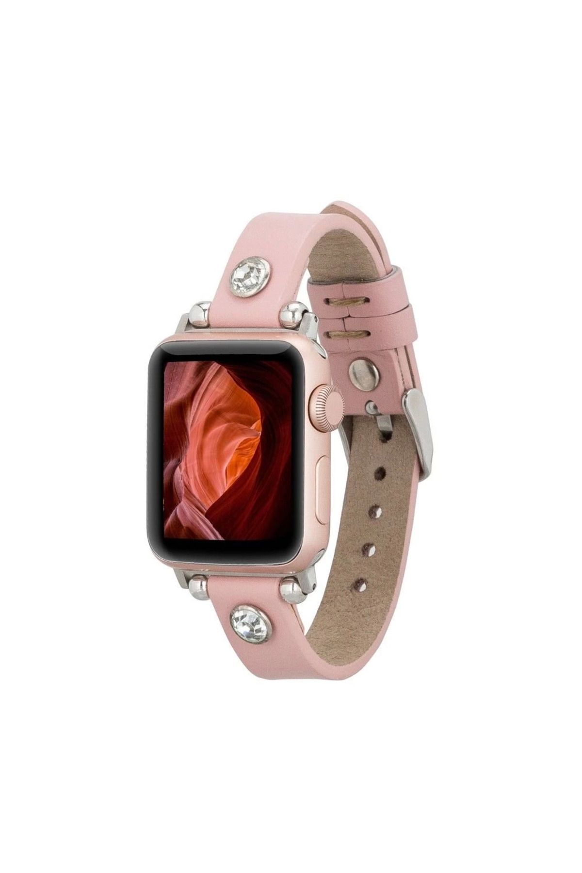 Modafiks Apple Watch Uyumlu Deri Kordon Visby 38-40-41mm NU2