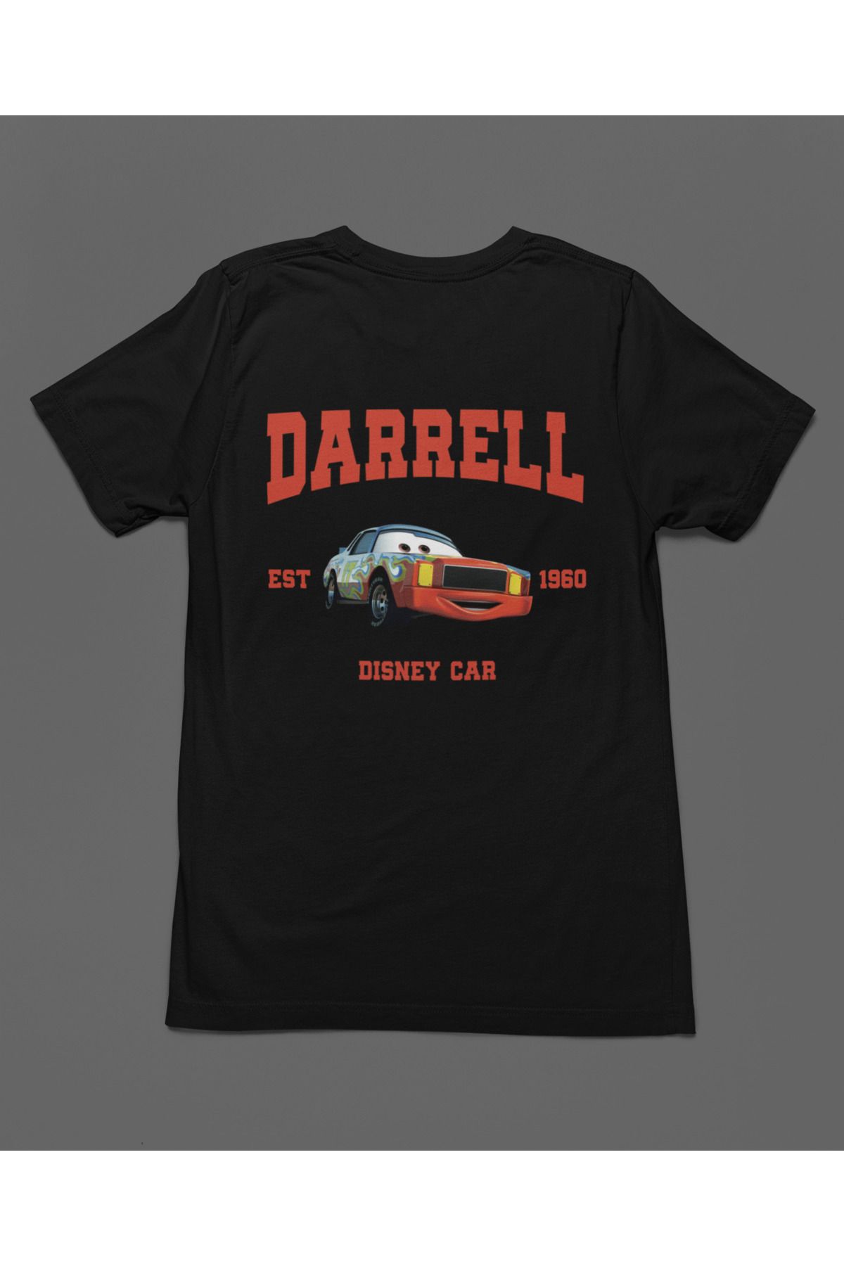 Bumeta Darrell Arabalar Cars Şimşek McQeen Unisex Tişört T-Shirt