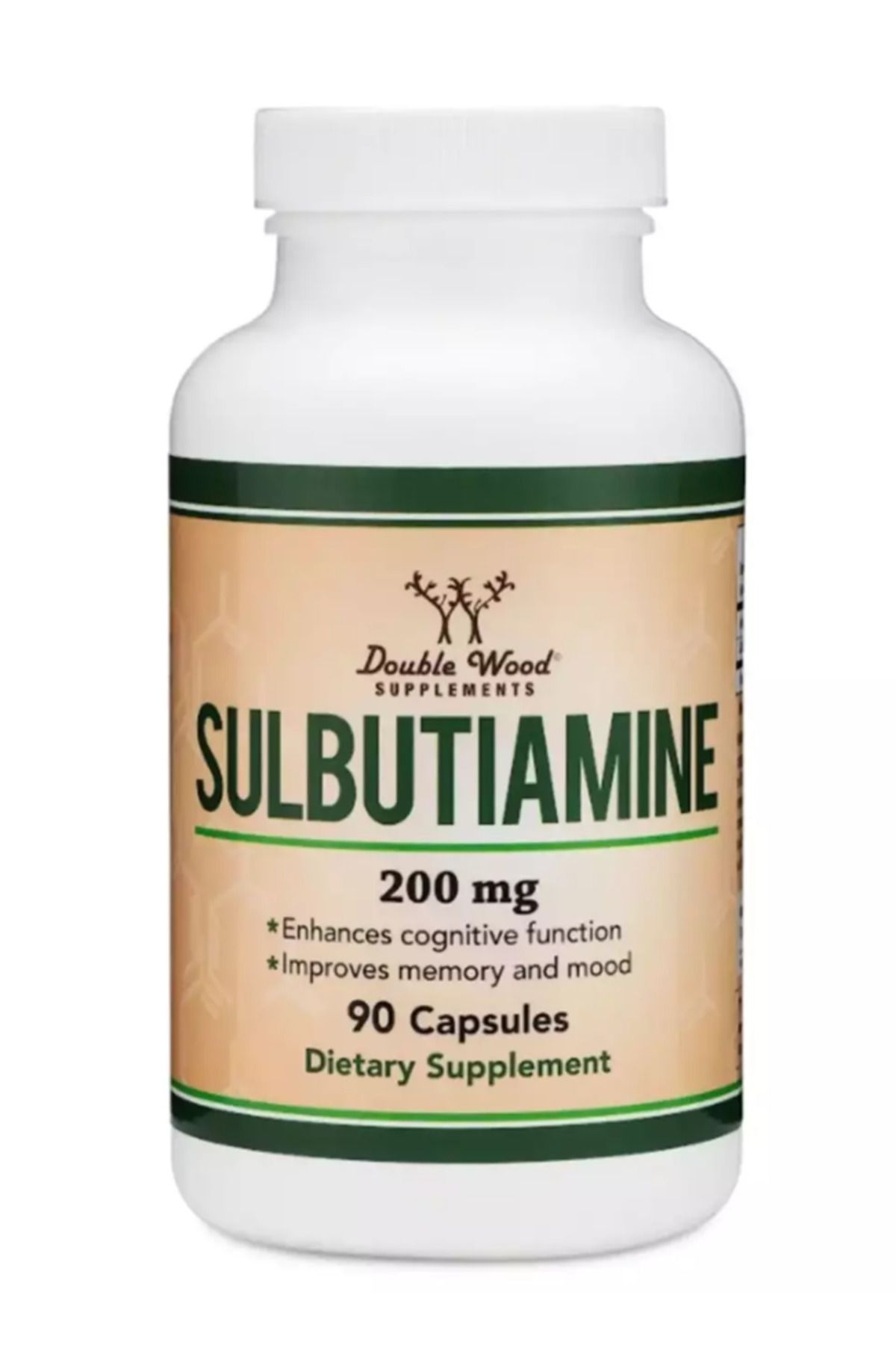 DOUBLE WOOD , Sulbutiamine, 200 mg 90 Capsules