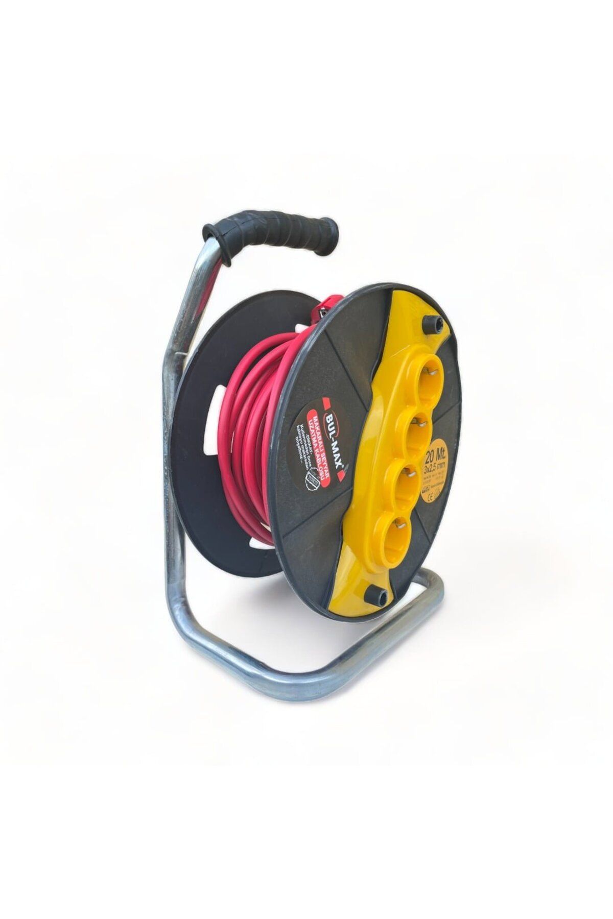 COBI SMART®-Extension cord 20 m, 3x1.5 mm², integrated drum, carrying handle, 4 sockets - COBI SMART® 5
