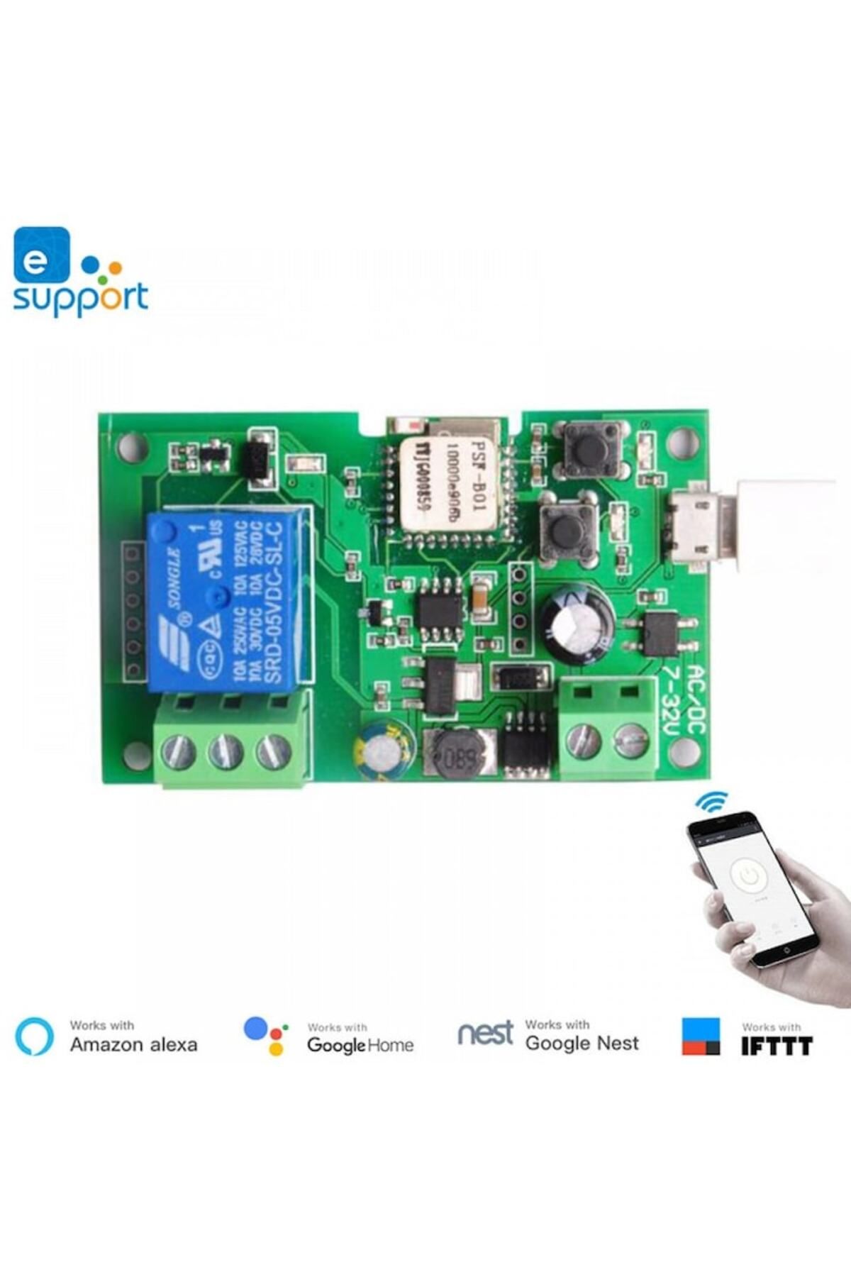 oem home-Smart Wifi Automation Control Module, 5-32V, compatible with Android and iOS 3