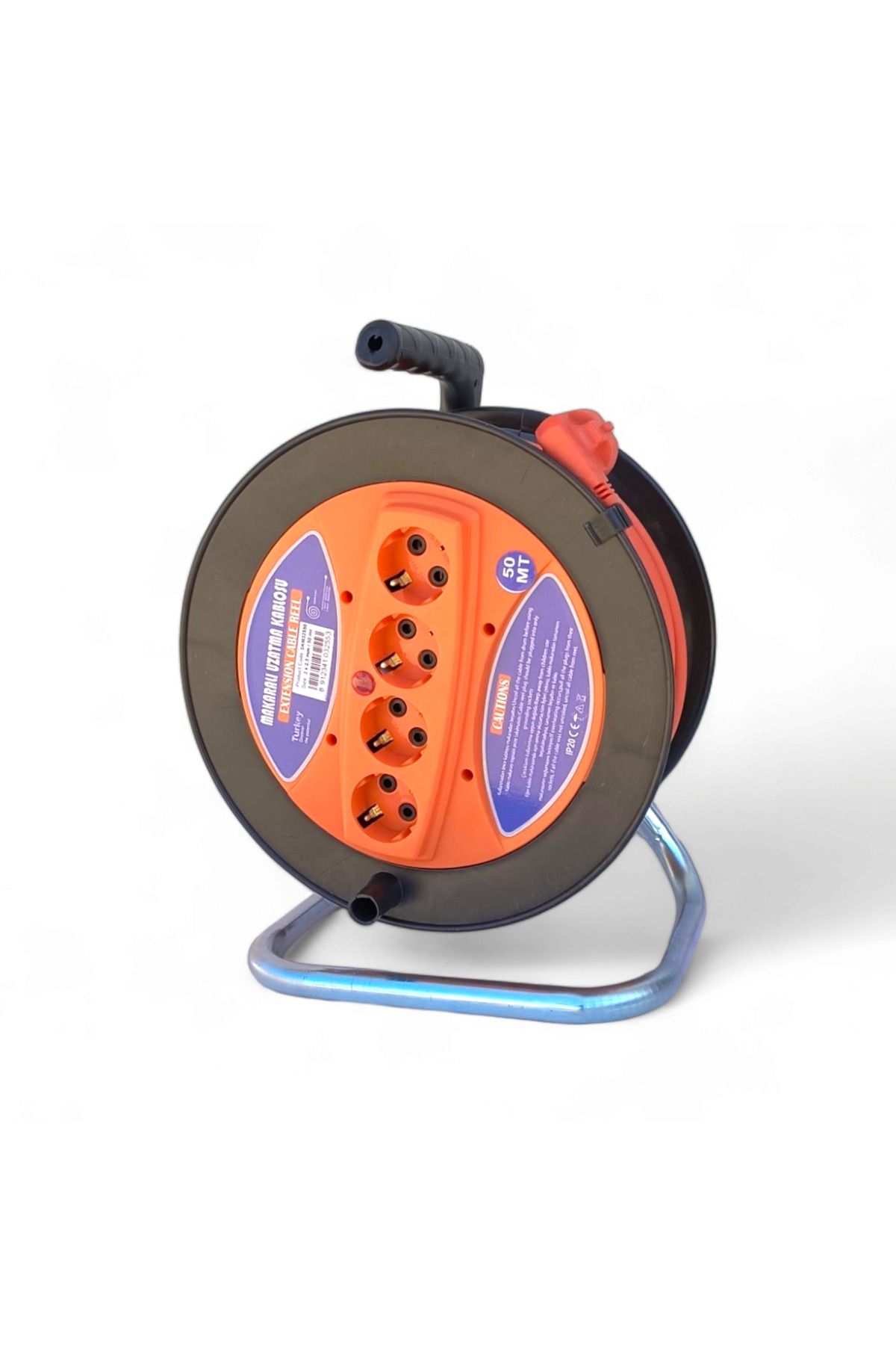 COBI SMART®-Extension cord with drum 3x2.5 mm², 40 m, 4 sockets, ergonomic carrying handle - COBI SMART® 16
