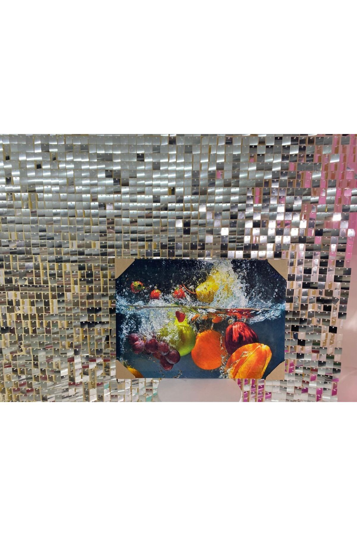 ÖZAY HOBİ EVİ MEYVELER VE SUYA DÜŞÜYOR 46x65cm TABLO