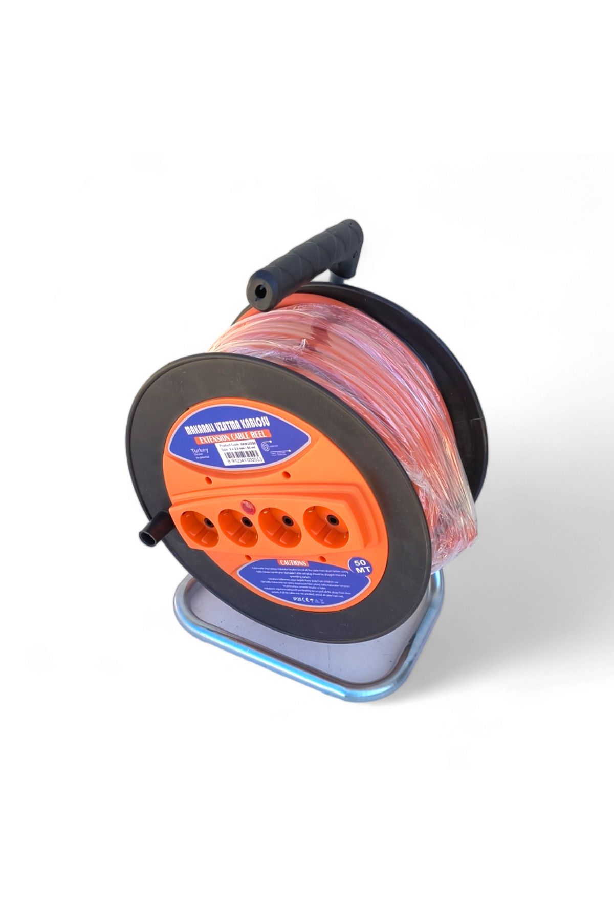 COBI SMART®-Extension cord with drum 3x2.5 mm², 40 m, 4 sockets, ergonomic carrying handle - COBI SMART® 8