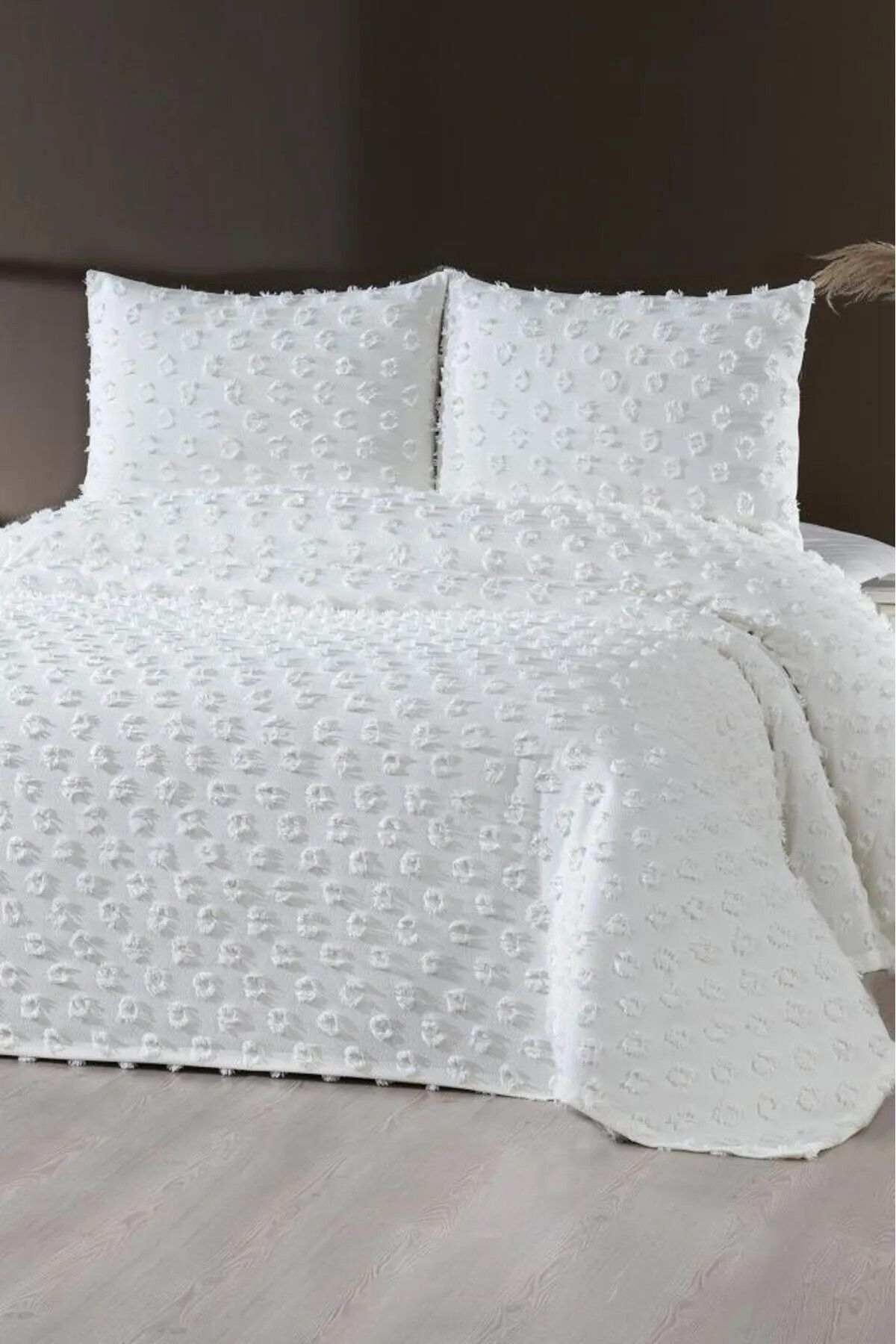 AYBERK HOME TEXTİLE İNCİ ÇİFT KİŞİLİK PİKE 3 PARÇA