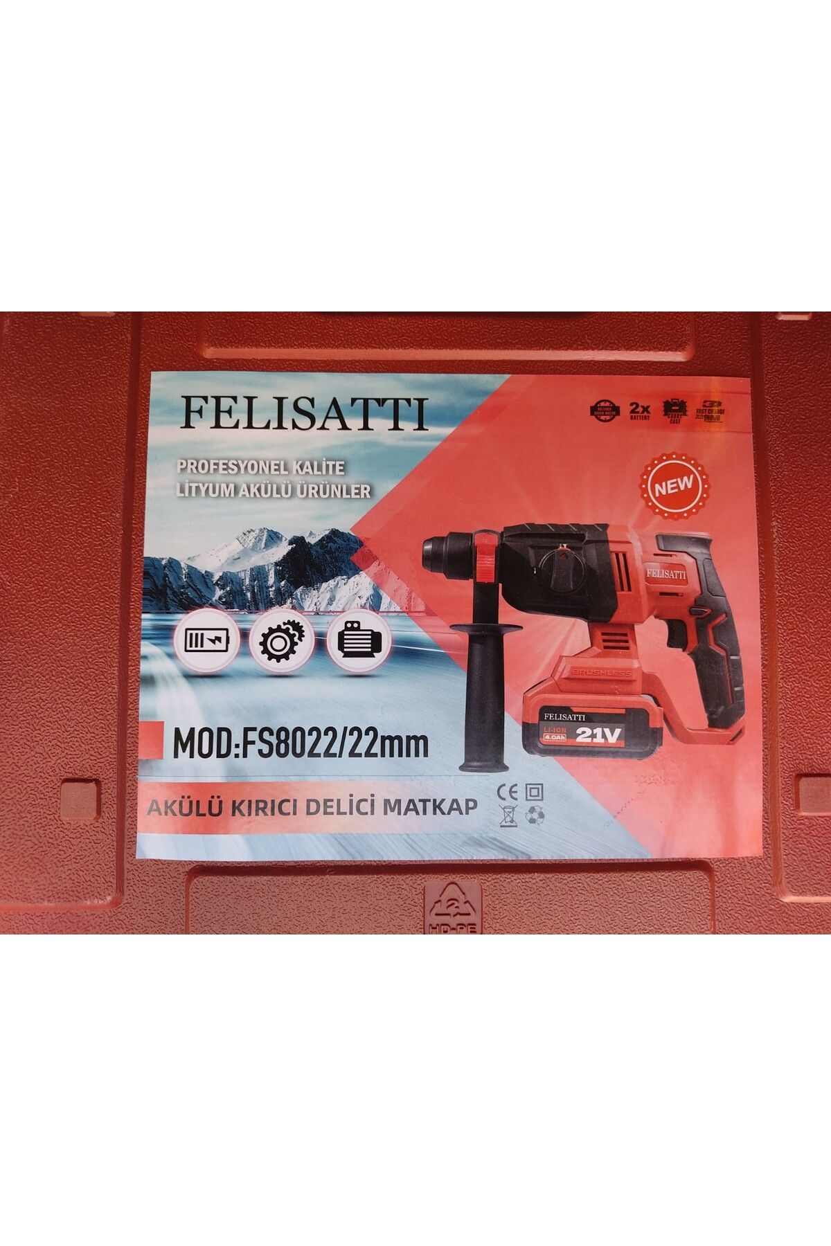 Felisatti FS8022 21V Akülü Kırıcı Delici Matkap