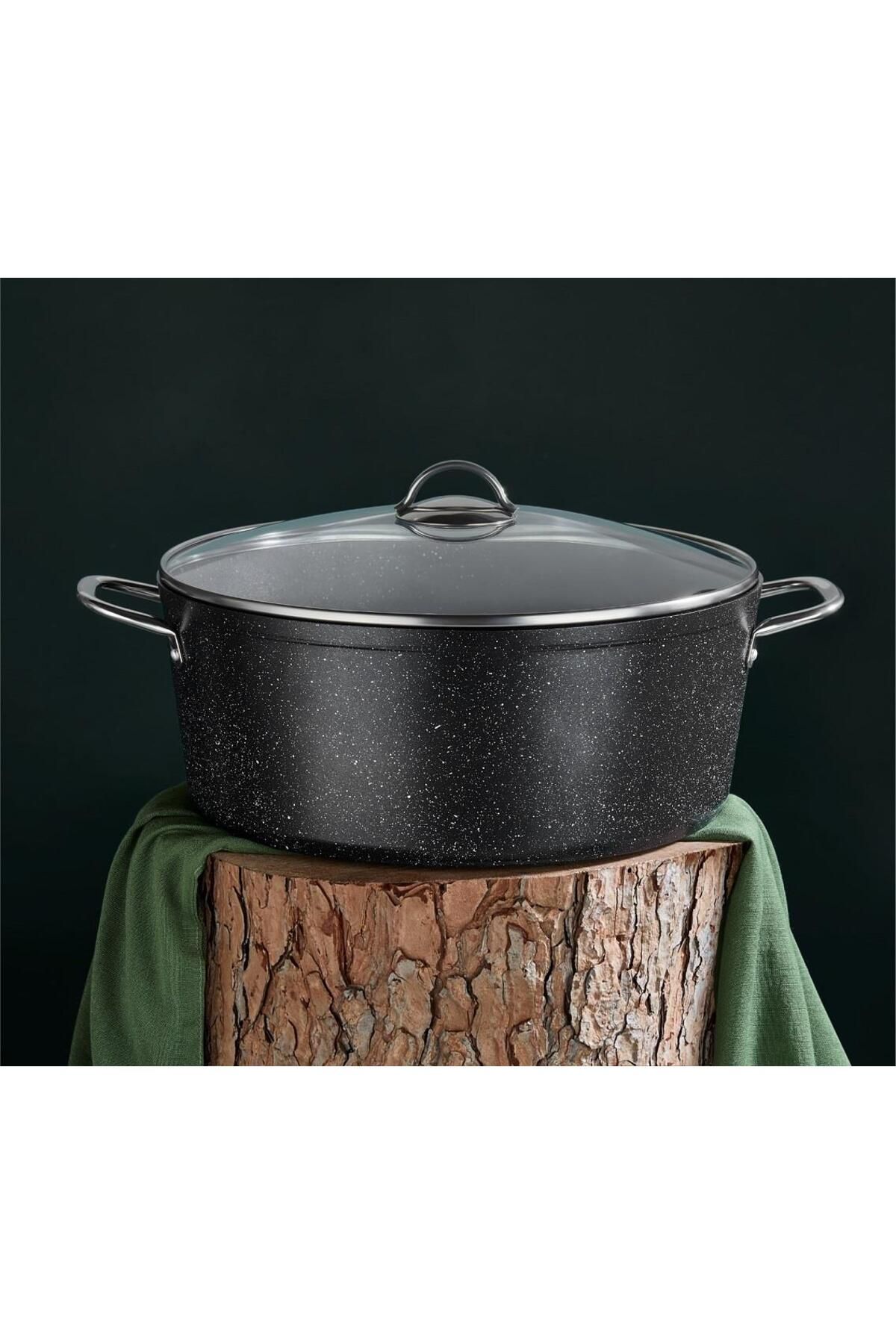 OMS Gastro Granit Derin Tencere 34cm 3113