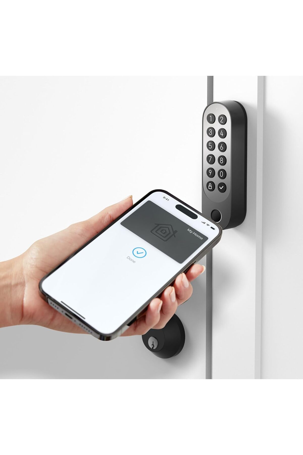 Aqara-Smart Lock U200 Deadbolt Kit with Built-in Fingerprint Reader and Keypad-Black 9