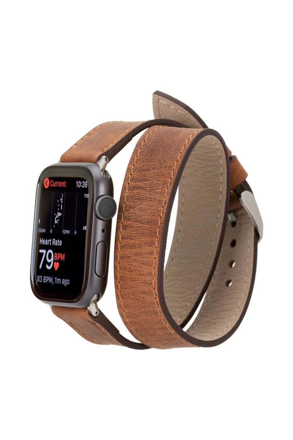 Modafiks Apple Watch Uyumlu Deri Kordon 42-44-45mm DT G2