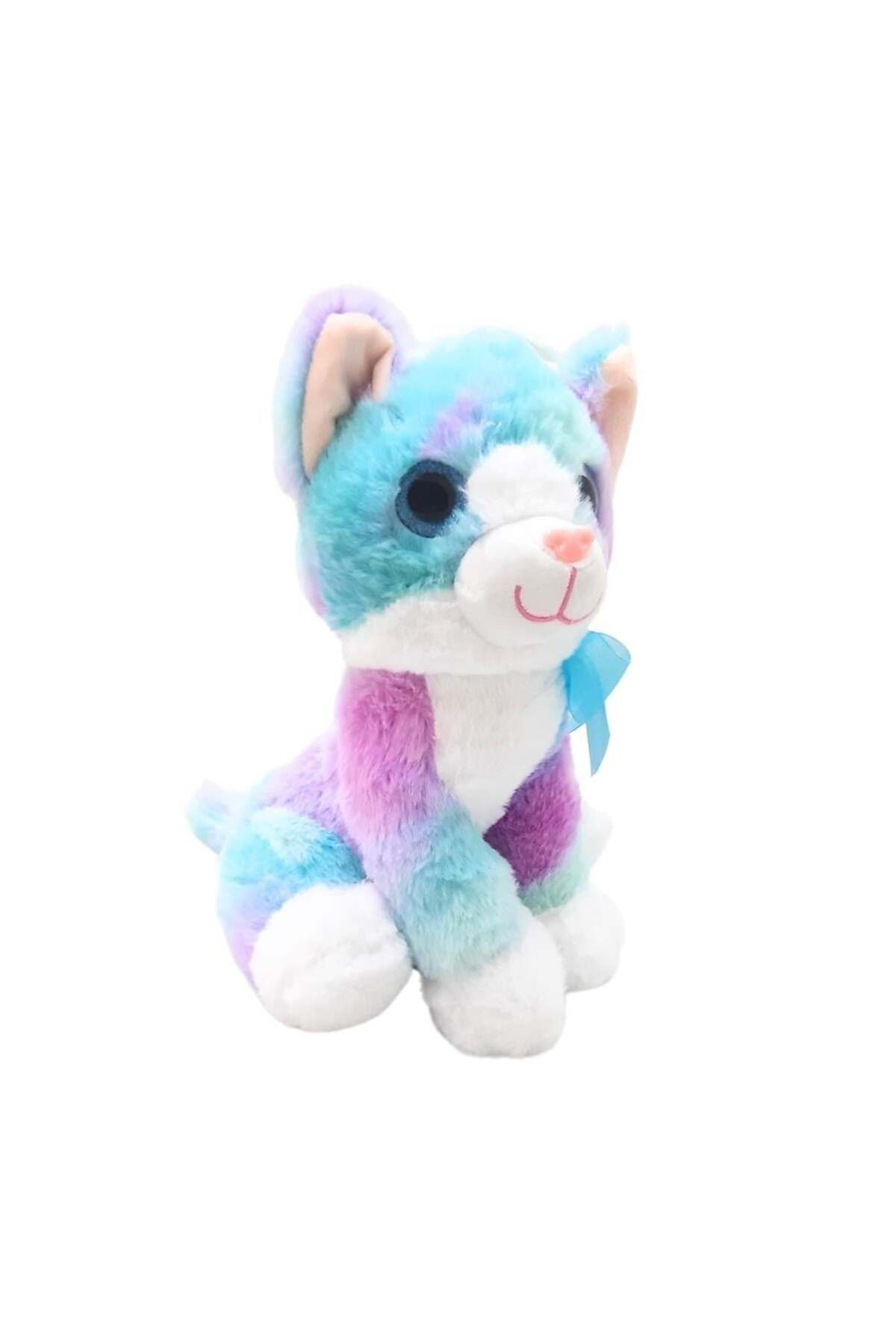 Halley Oyuncak Renkli Kedi 30 Cm PL62465