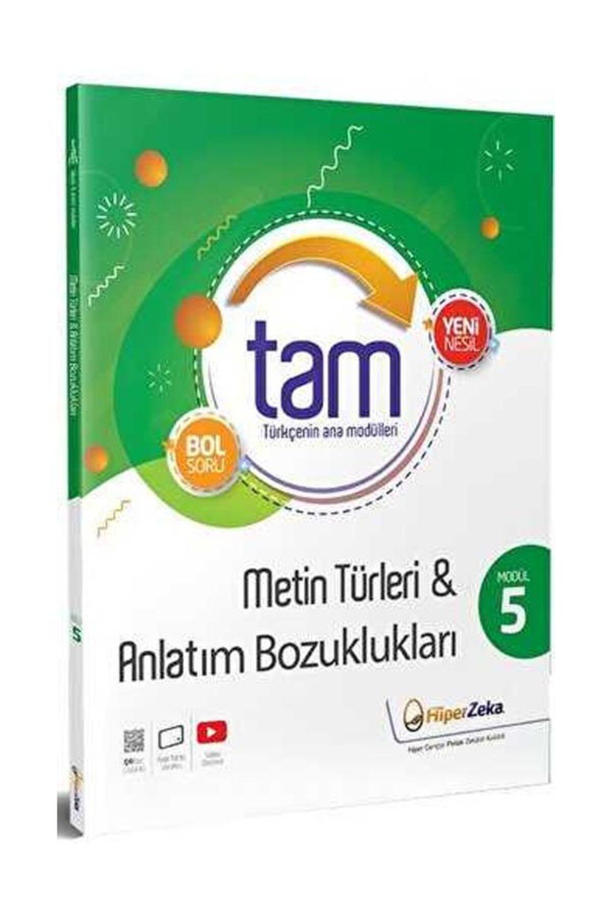 Anla Kazan Yayınları HiperZeka 2026 8. Sınıf TAM Türkçe 5 - Metin Türleri ve Anlatım Bozuklukları