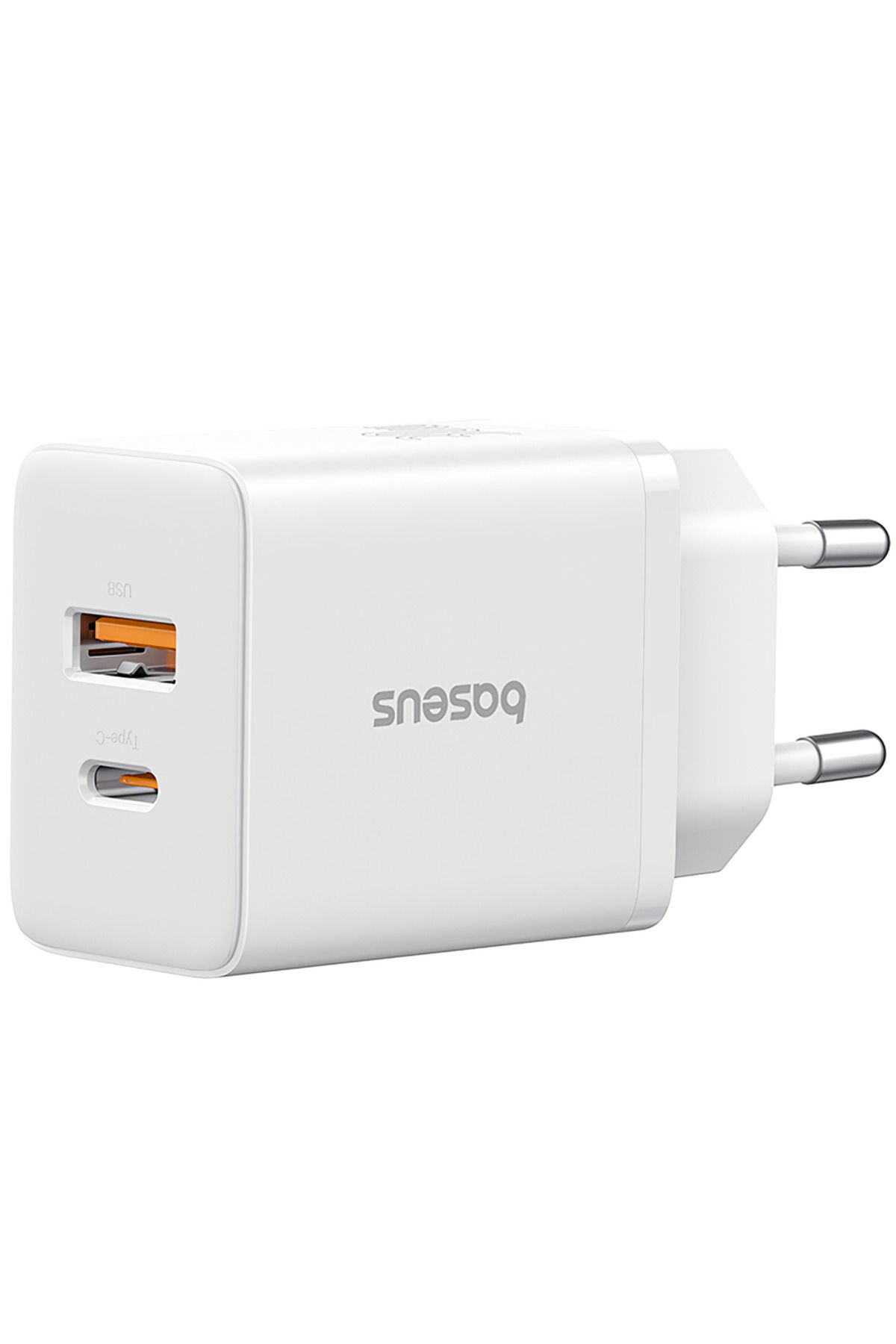 Baseus-Incarcator Retea Baseus Cube P10111403213-00, 20W, 3A, 1 x USB-A, 1 x USB-C, Alb 1