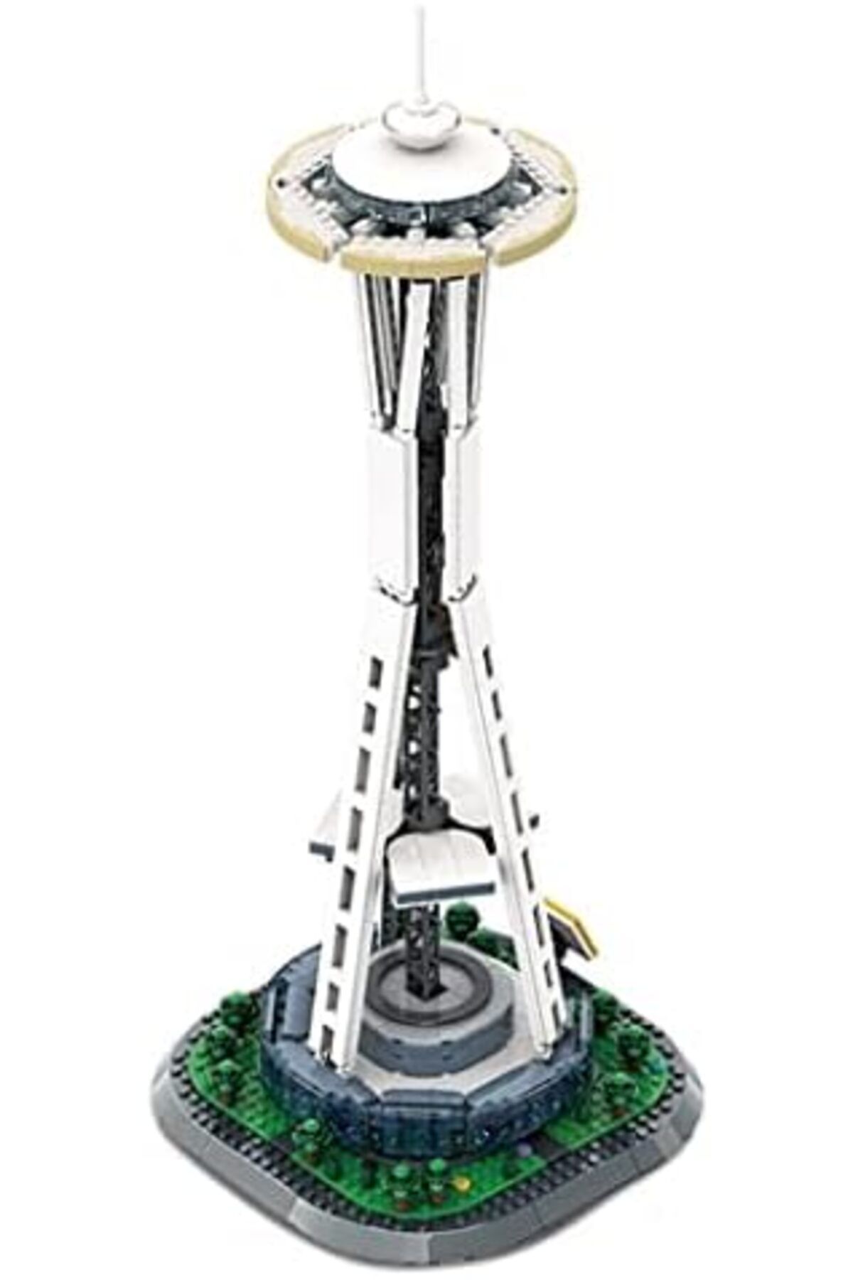 Wange-Buildable architectural model with Space Needle building blocks, Seattle 1100 pieces 2