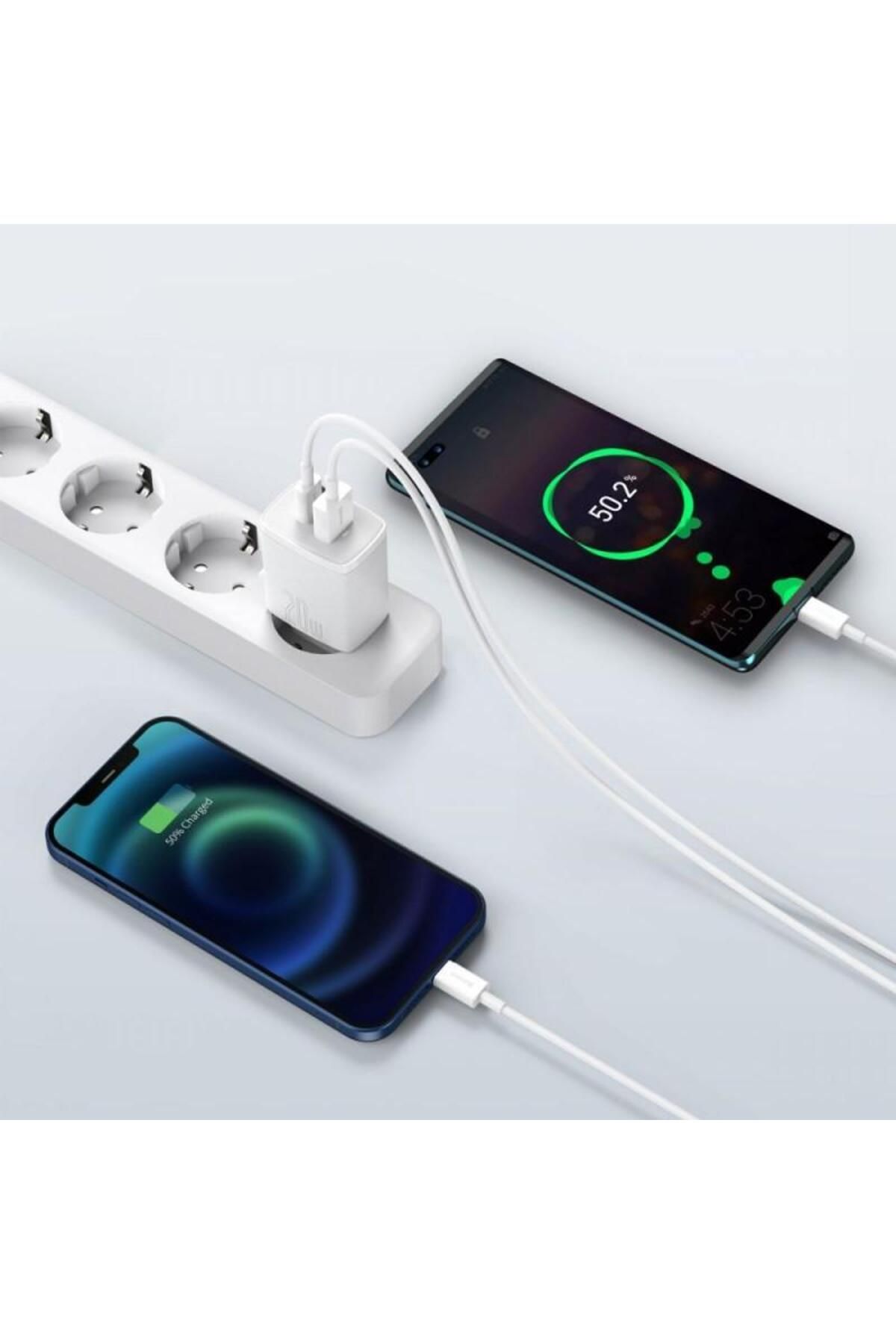 Baseus-Incarcator retea Baseus CCXJ-B02, USB/USB-C, Quick Charge 3.0, Power Delivery 3.0, 20W, Alb 6