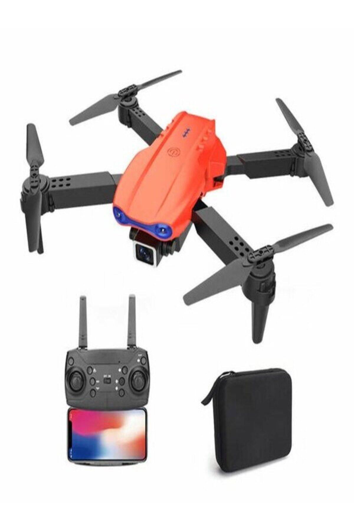 İMEXTECH Bilişim Burada E99 Pro Katlanabilir Drone Seti Kameralı Çantalı