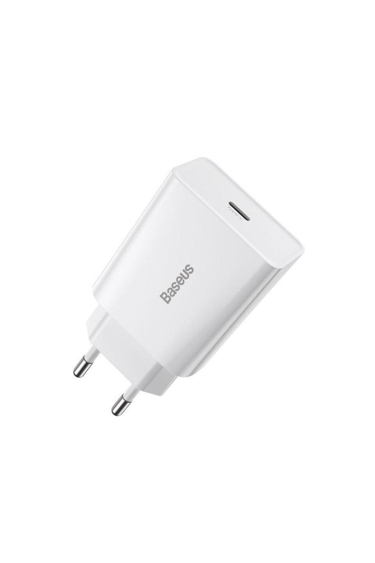 Baseus-Incarcator retea Baseus, Speed Mini, USB-C, PD, 3A, 20W (Alb) 1