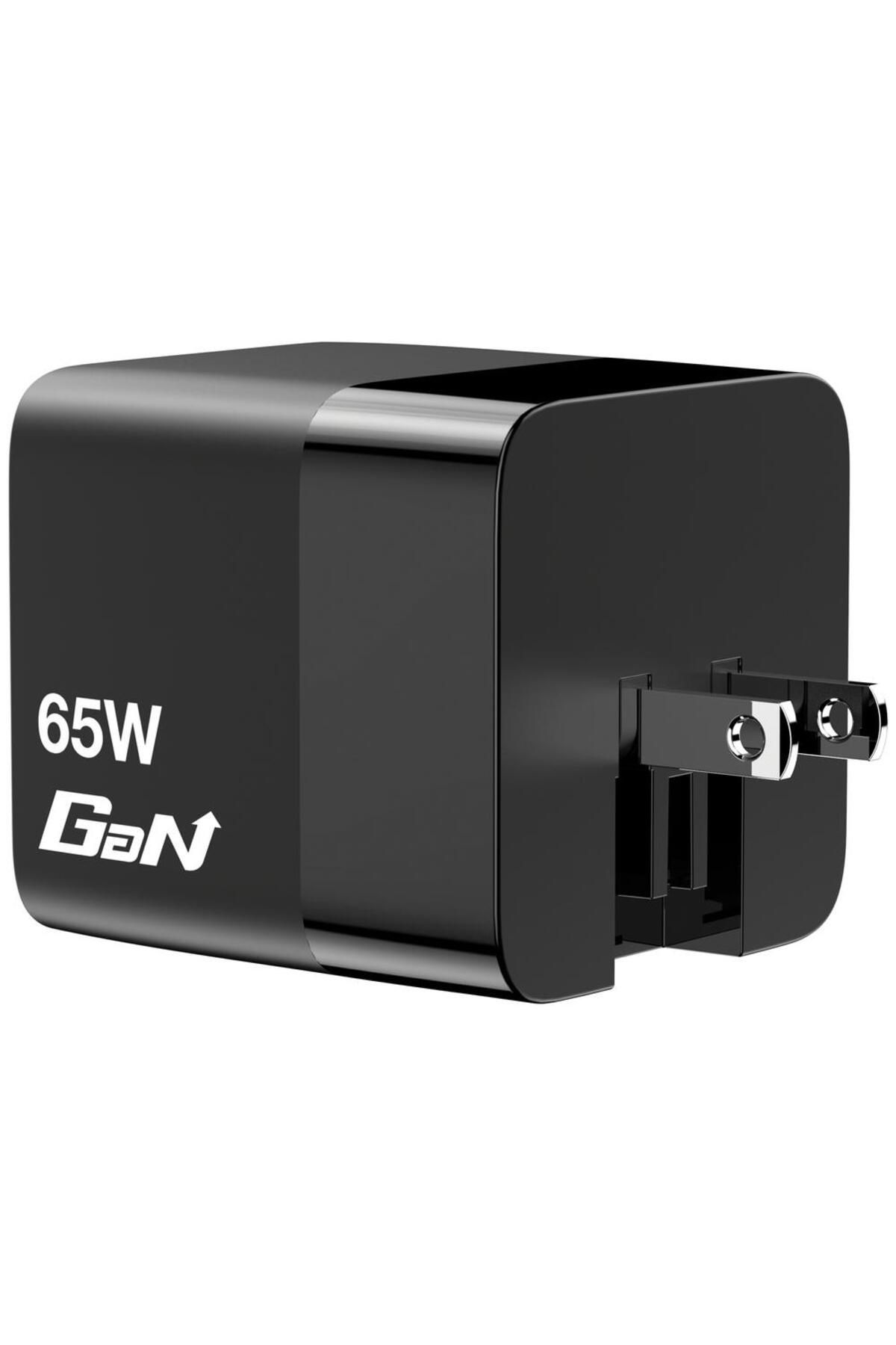 Verbatim-Verbatim GaN Power Adapter, 65W, 2 x USB-C PD 65W, 1 x USB-A QC 3.0, Retractable Cable 3