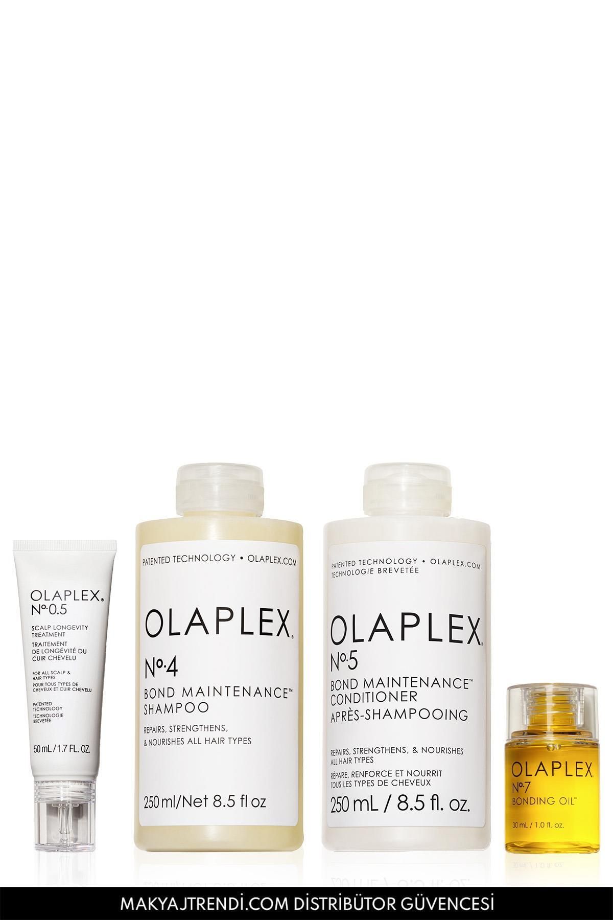 Olaplex Strong Hair Fresh Start Routine - Bağ Güçlendirici & Saç Derisini Güçlendirici & Parlaklık Verici Ba