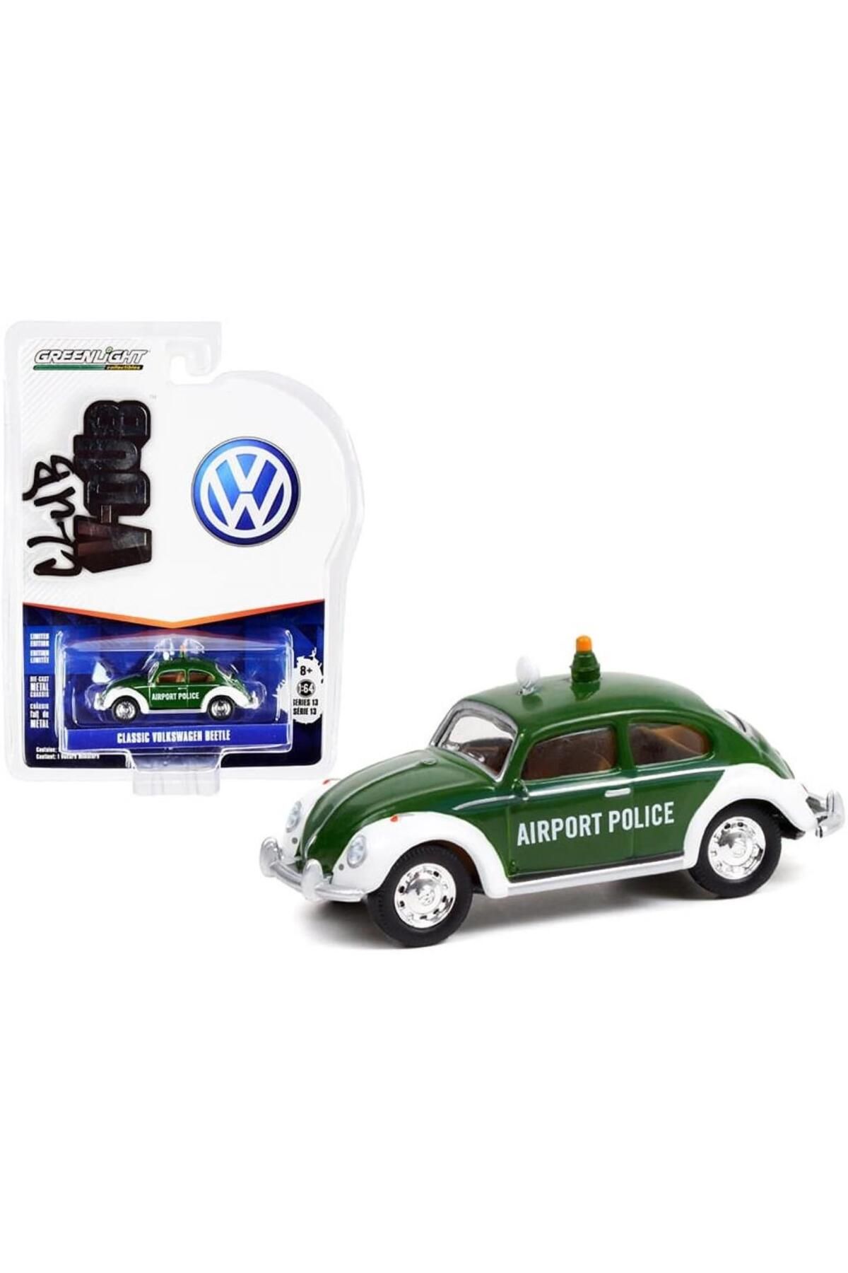 Greenlight Volkswagen Beetle classic Airport Police 1/64 Model Araba